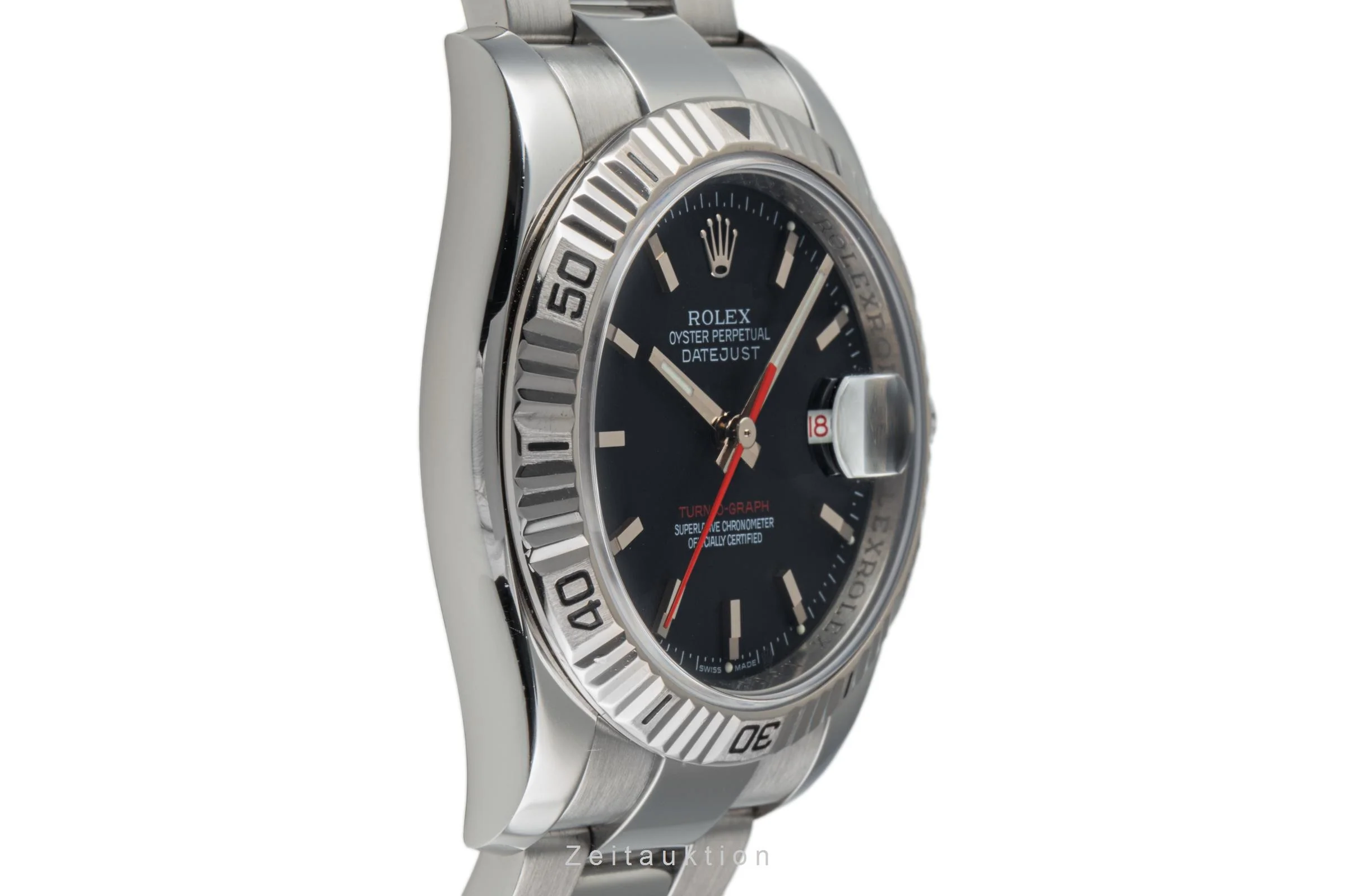 Rolex Datejust Turn-O-Graph steel / white gold automatic men's watch 116264 LP: 8550EUR  [2303613] - Image 7