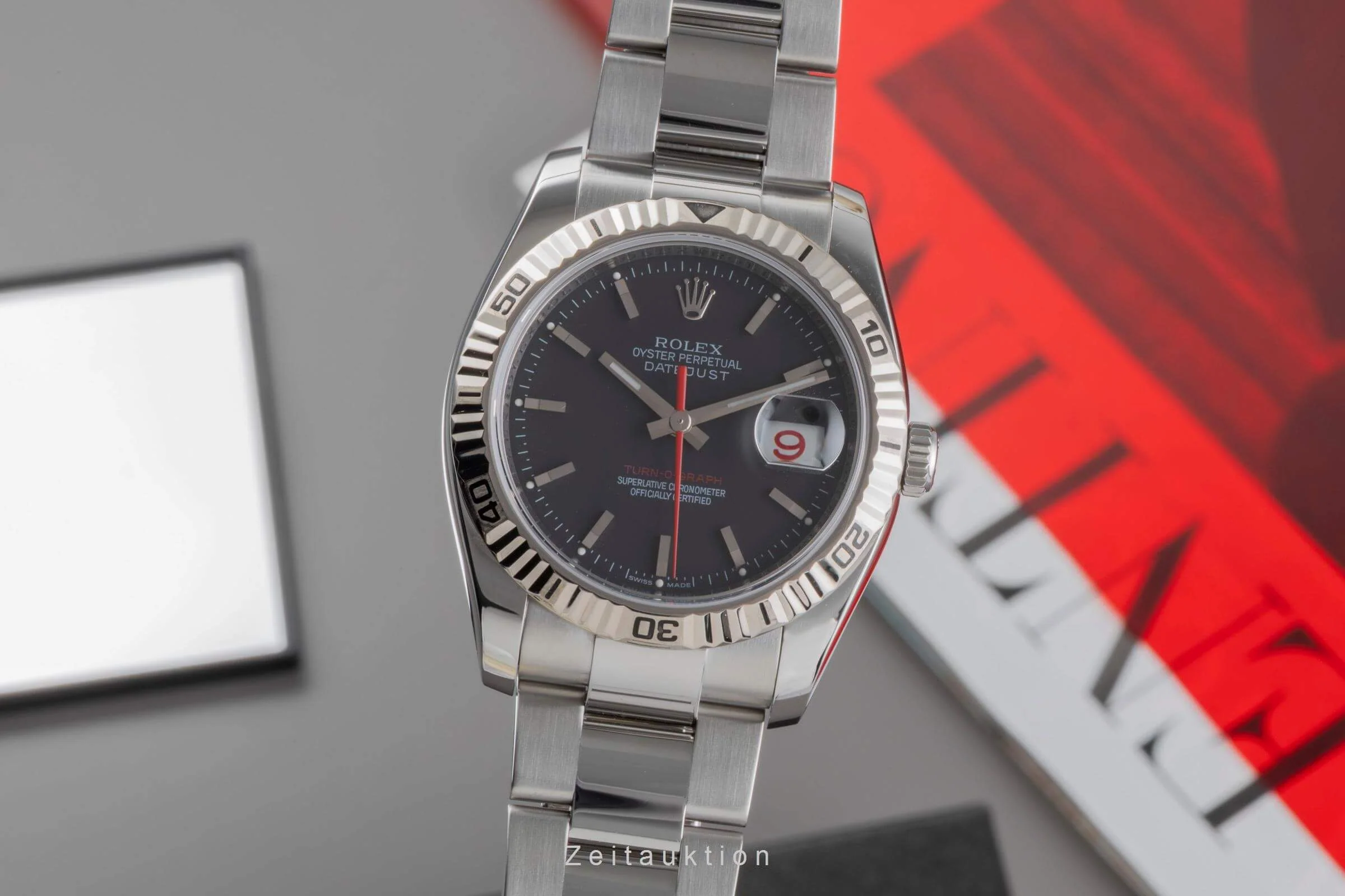 Rolex Datejust Turn-O-Graph steel / white gold automatic men's watch 116264  [2501667] - Image 2