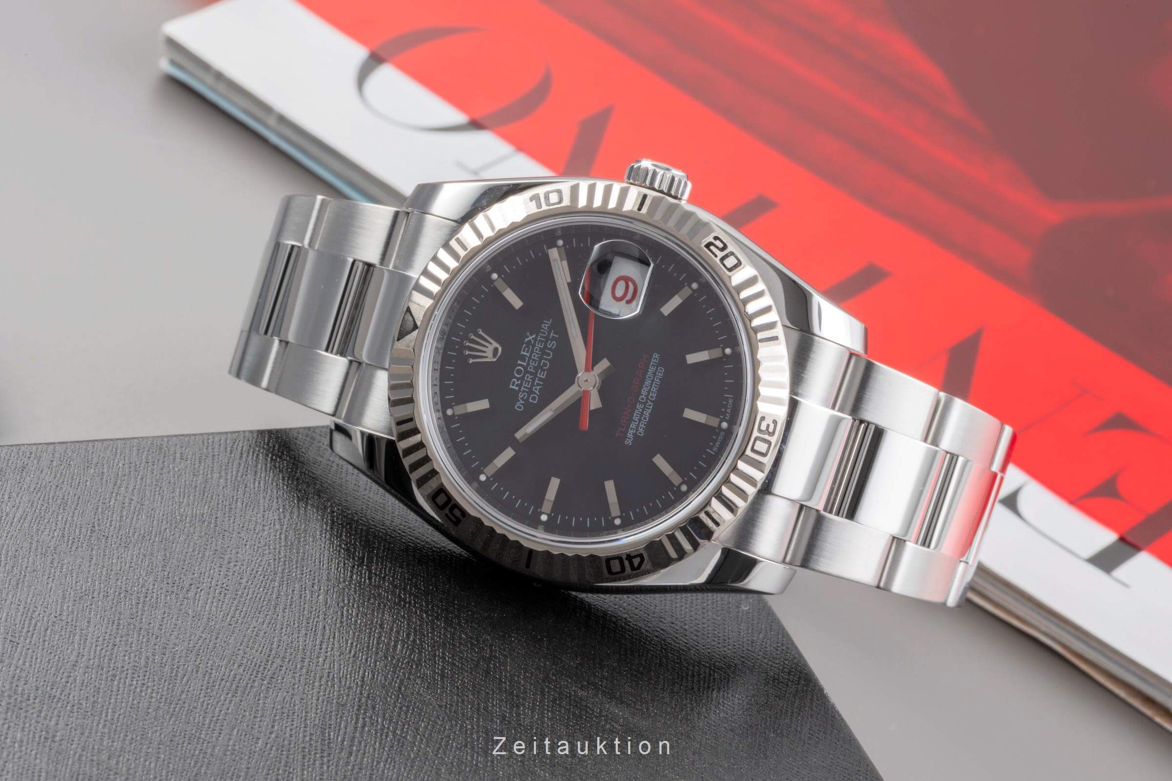 Rolex Datejust Turn-O-Graph steel / white gold automatic men's watch 116264  [2501667] - Image 3