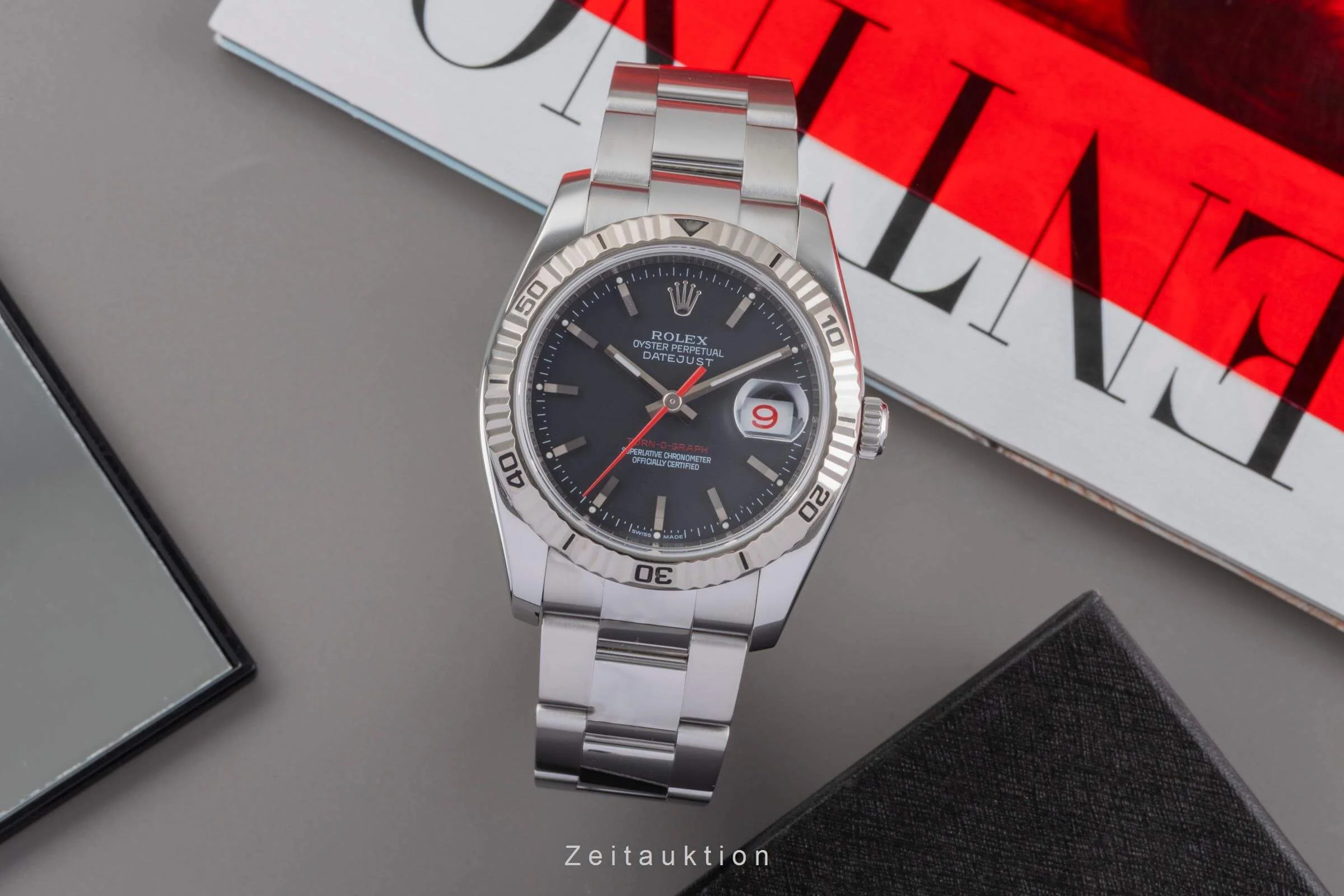 Rolex Datejust Turn-O-Graph steel / white gold automatic men's watch 116264  [2501667] - Image 4