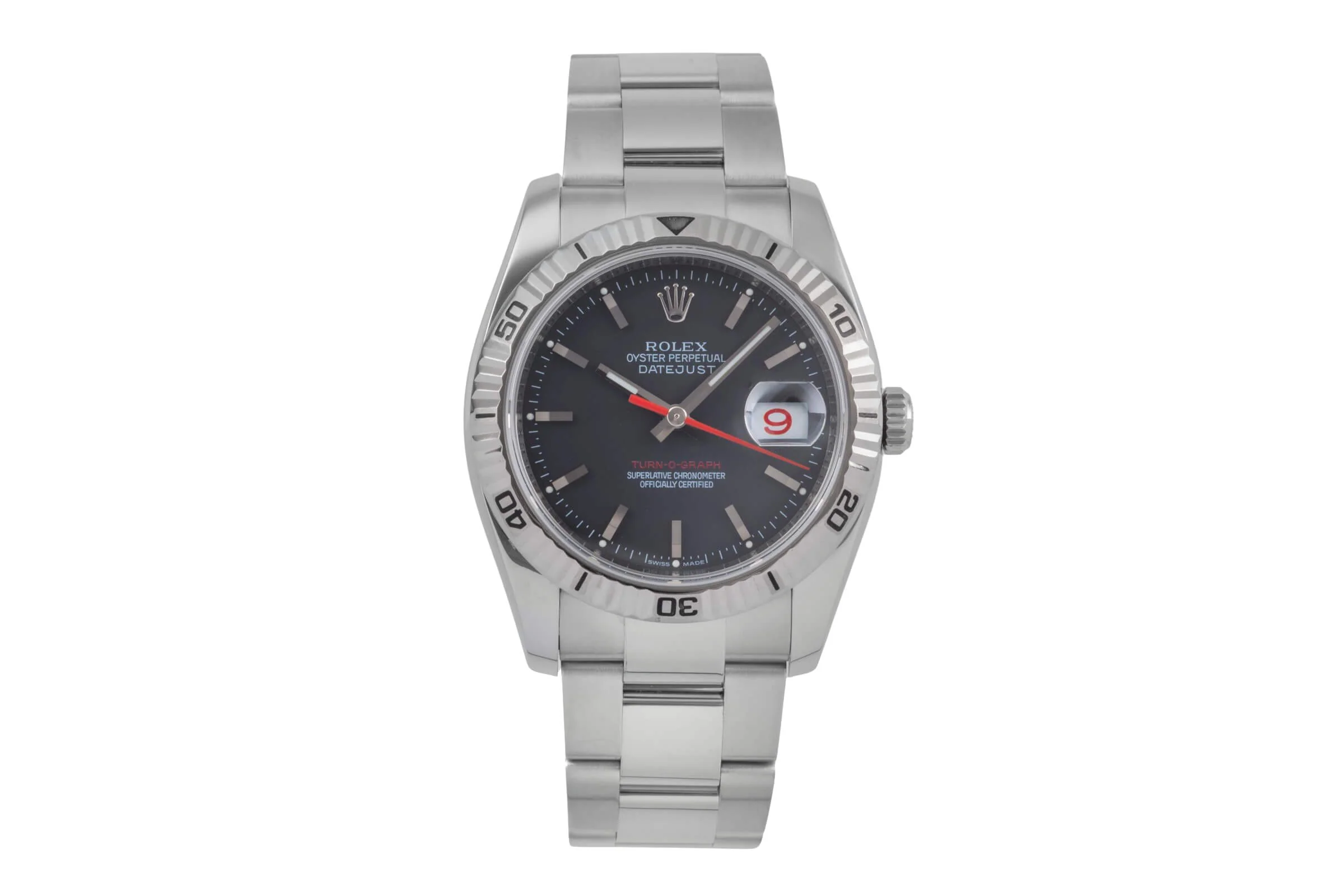 Rolex Datejust Turn-O-Graph steel / white gold automatic men's watch 116264  [2501667] - Image 5