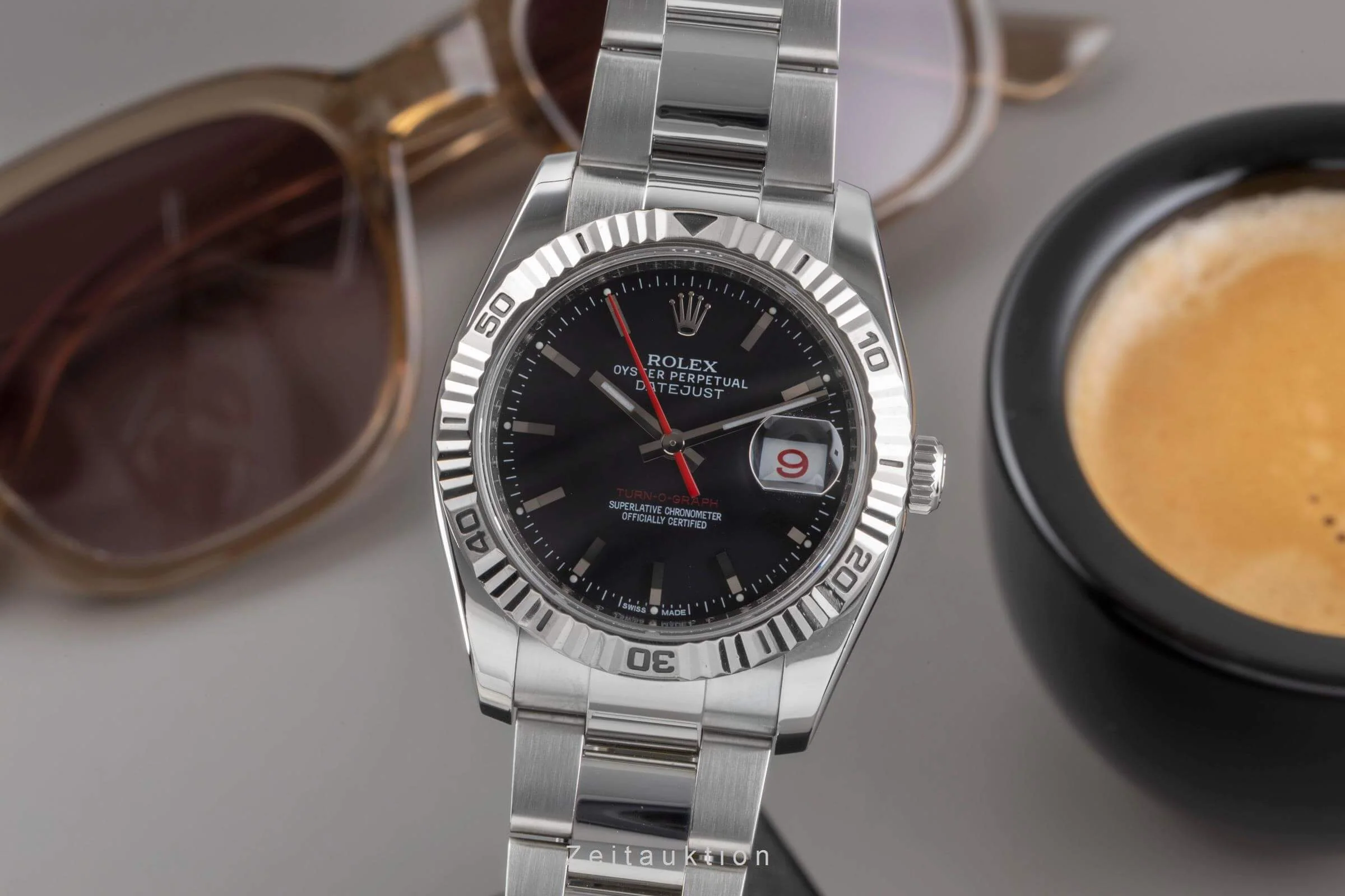 Rolex Datejust Turn-O-Graph steel / white gold automatic men's watch 116264  [2502282] - Image 2