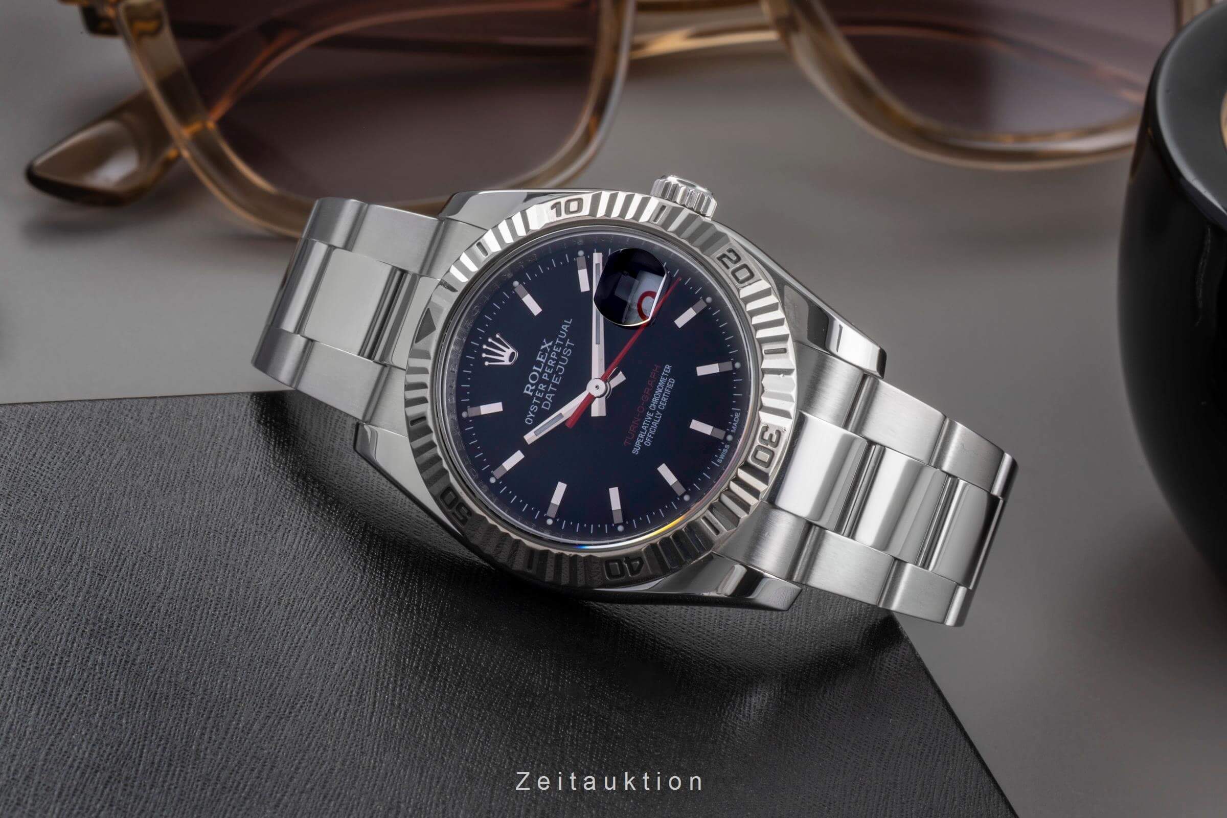 Rolex Datejust Turn-O-Graph steel / white gold automatic men's watch 116264  [2502282] - Image 3