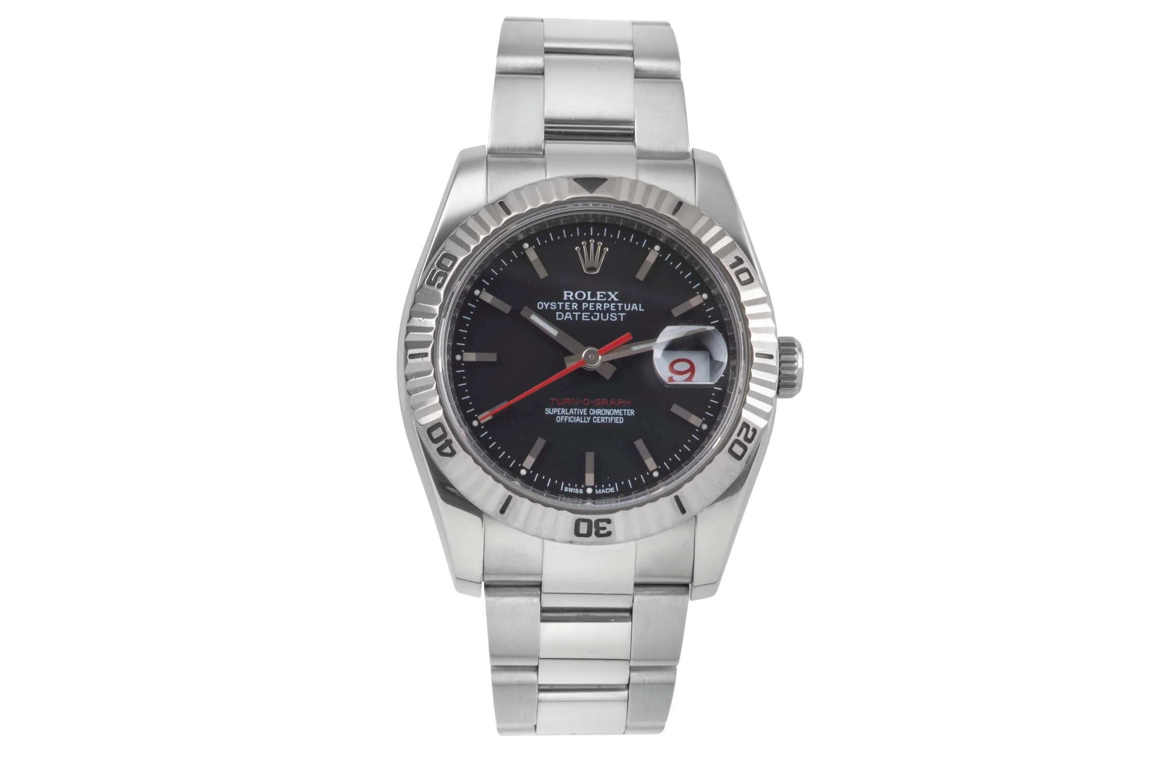 Rolex Datejust Turn-O-Graph steel / white gold automatic men's watch 116264  [2502282] - Image 5