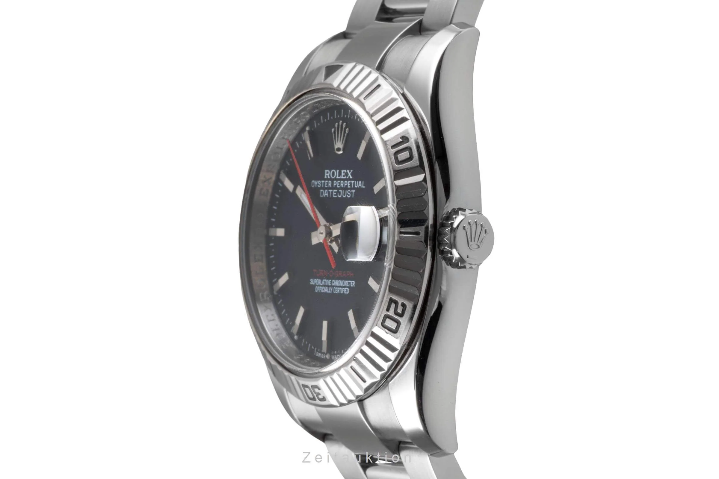 Rolex Datejust Turn-O-Graph steel / white gold automatic men's watch 116264  [2502282] - Image 7