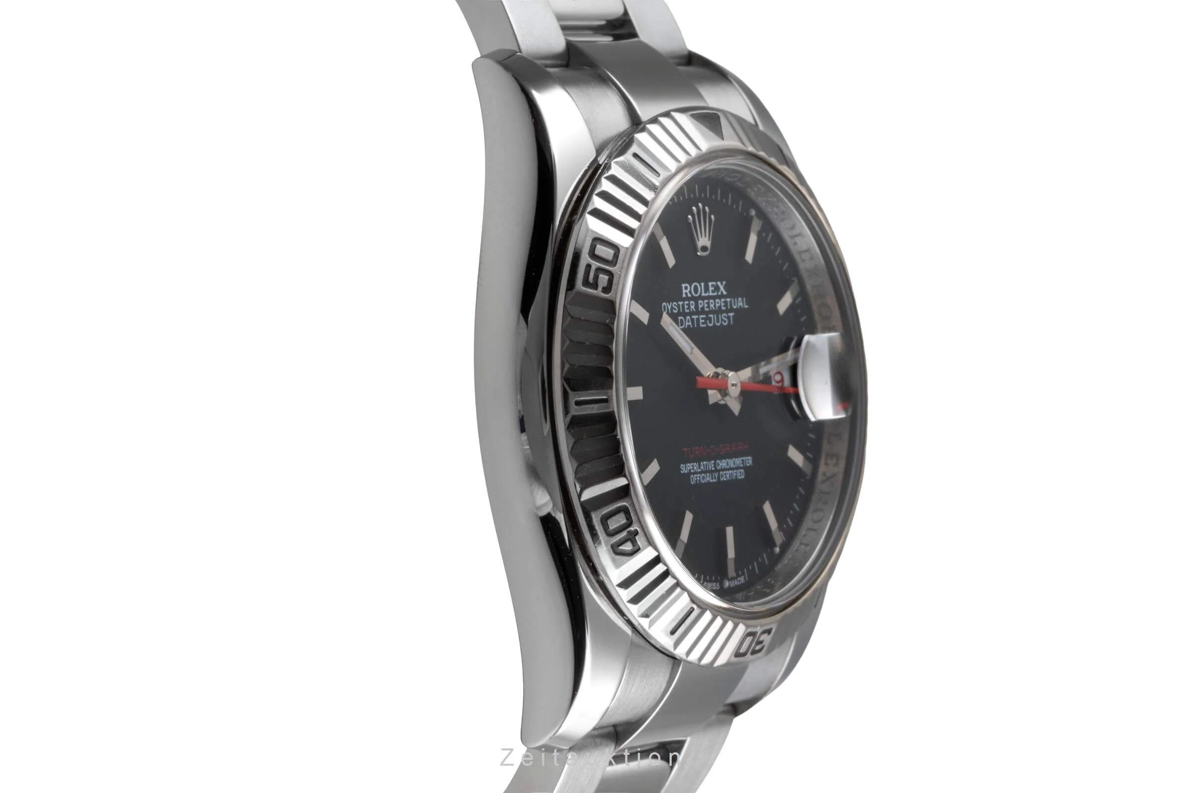 Rolex Datejust Turn-O-Graph steel / white gold automatic men's watch 116264  [2502282] - Image 8