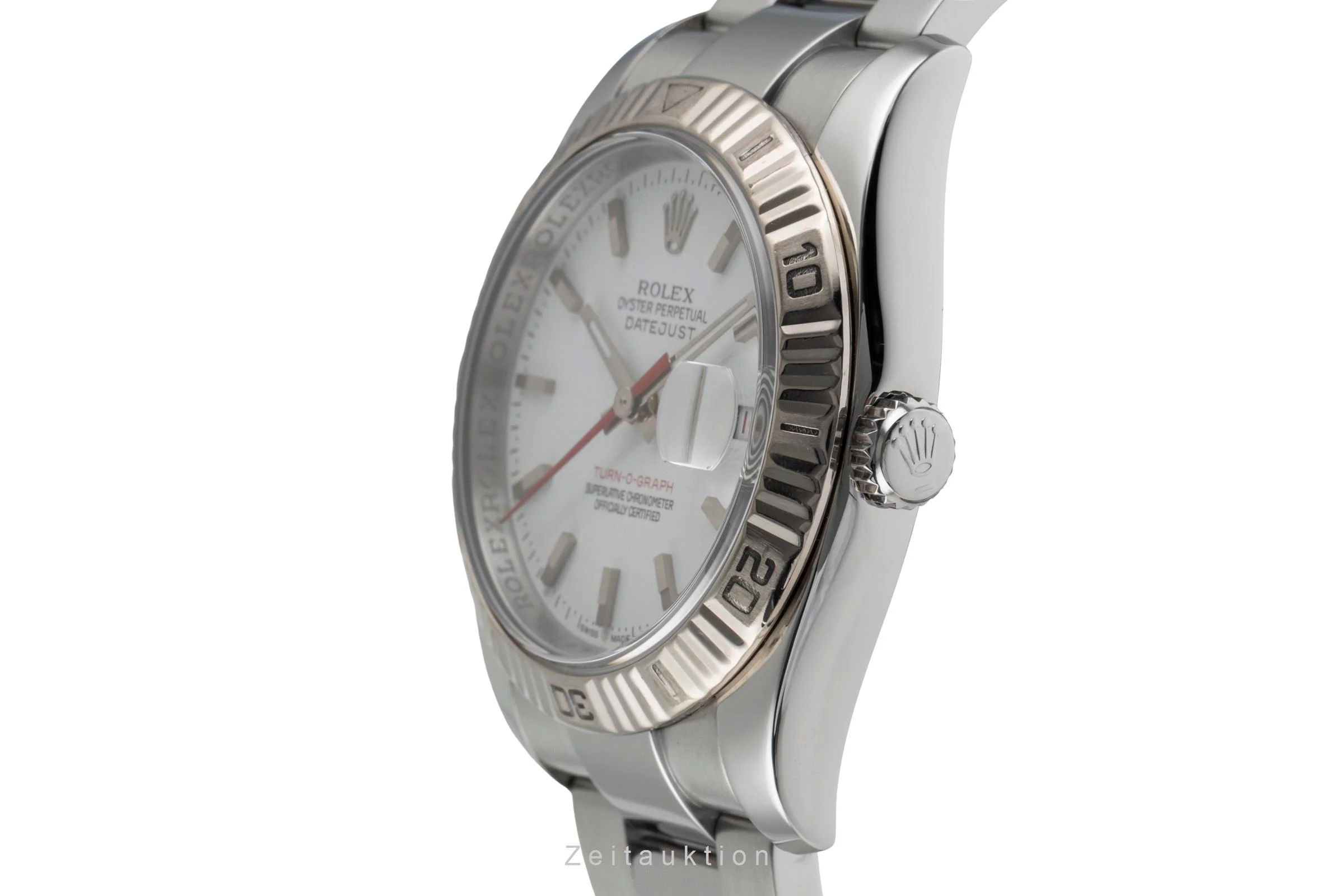 Rolex Datejust Turn-O-Graph steel / white gold automatic men's watch 116264  [2503488] - Image 7