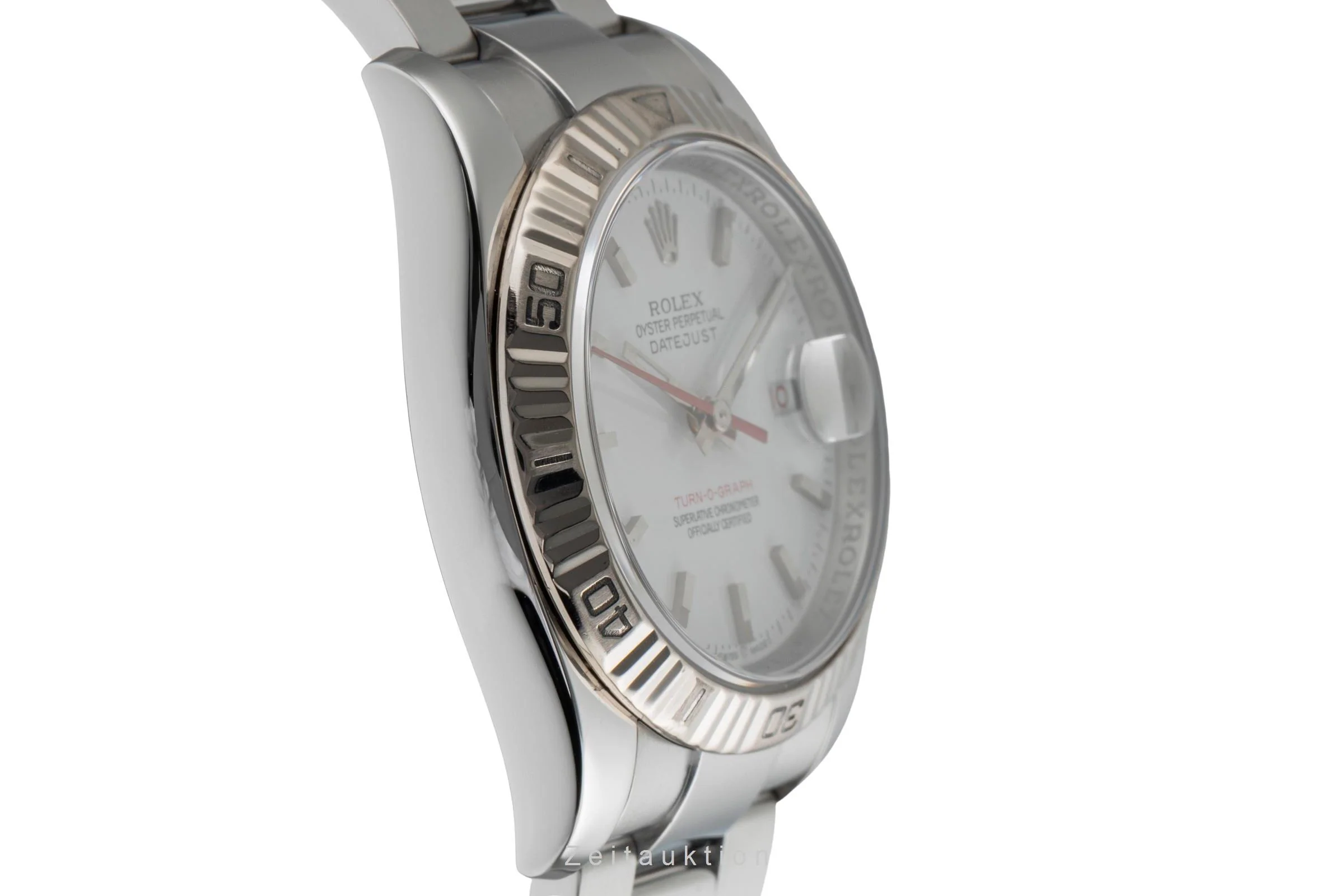 Rolex Datejust Turn-O-Graph steel / white gold automatic men's watch 116264  [2503488] - Image 8