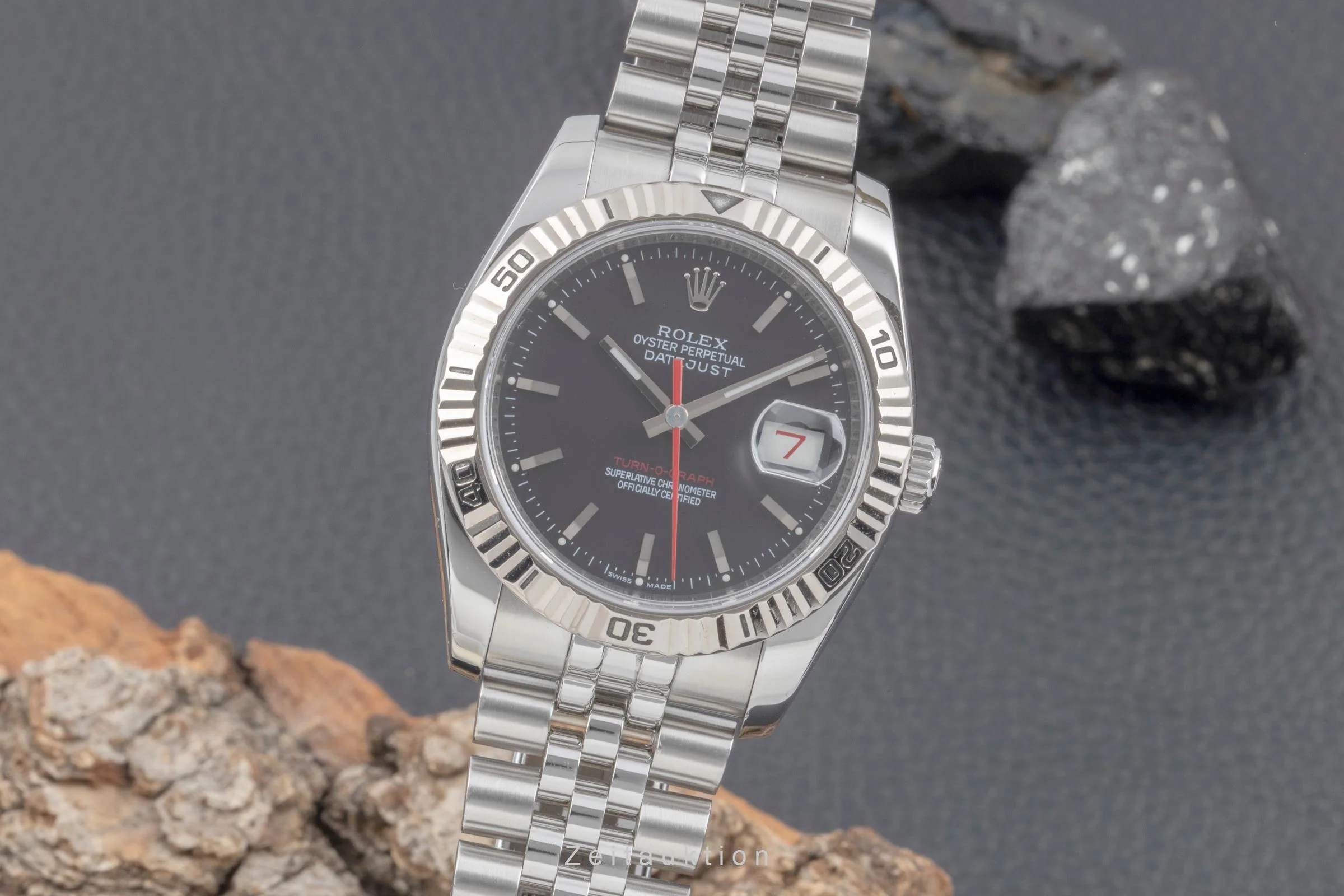 Rolex Datejust Turn-O-Graph steel / white gold automatic men's watch 116264  [2505587] - Image 2
