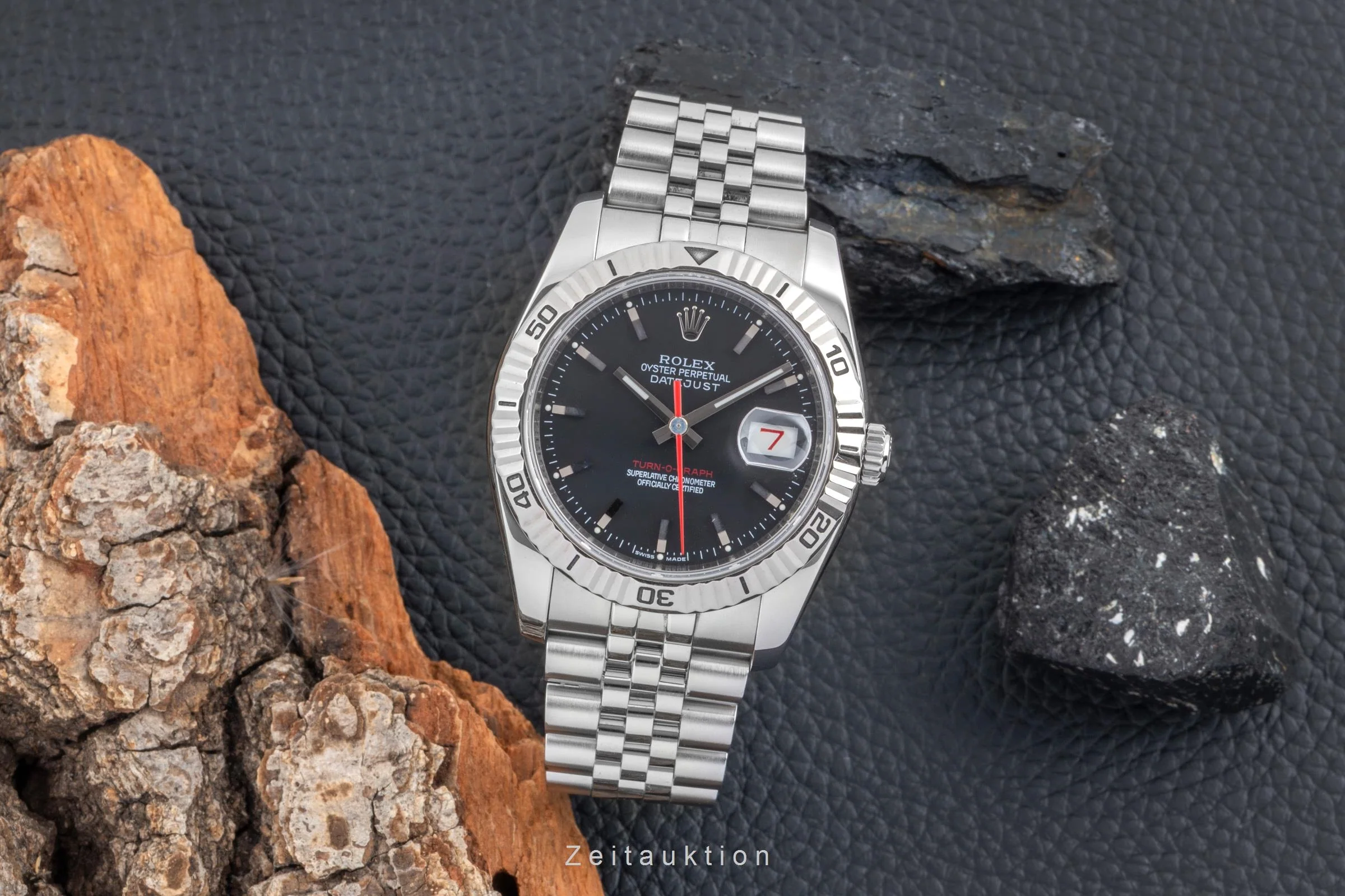 Rolex Datejust Turn-O-Graph steel / white gold automatic men's watch 116264  [2505587] - Image 4