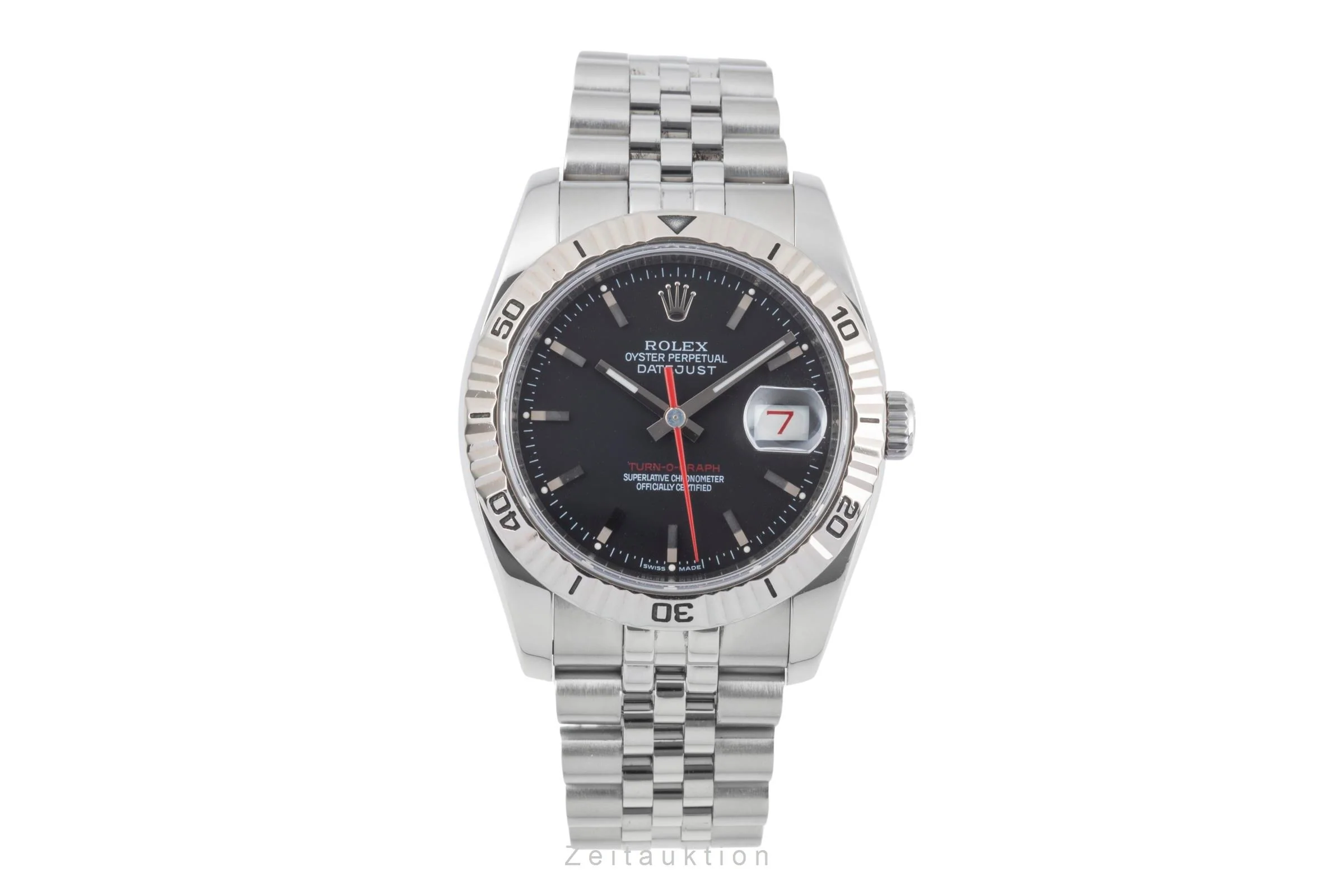 Rolex Datejust Turn-O-Graph steel / white gold automatic men's watch 116264  [2505587] - Image 5