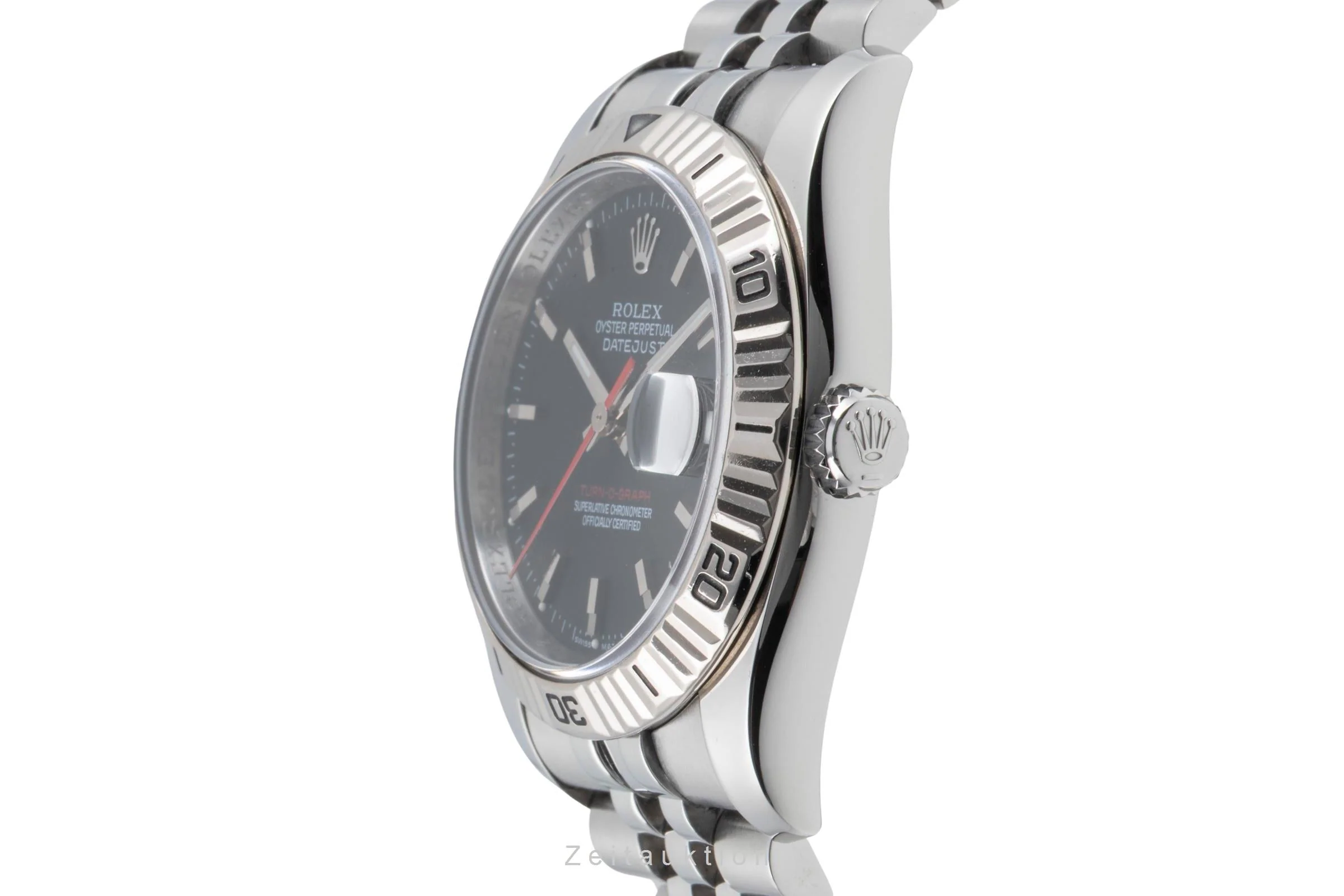 Rolex Datejust Turn-O-Graph steel / white gold automatic men's watch 116264  [2505587] - Image 7