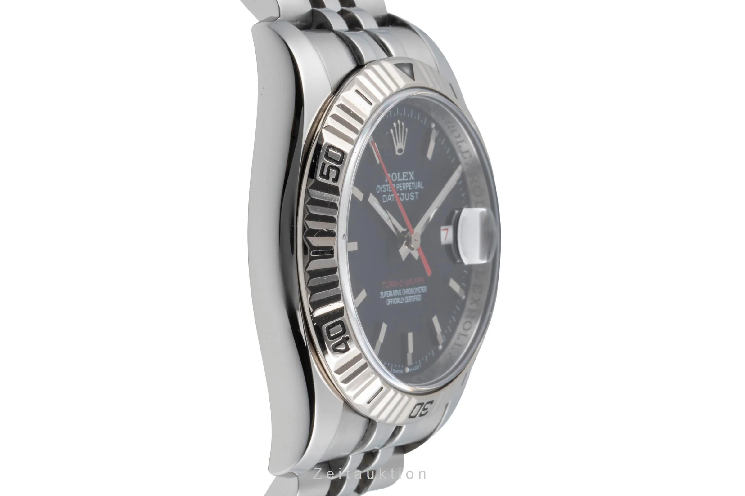 Rolex Datejust Turn-O-Graph steel / white gold automatic men's watch 116264  [2505587] - Image 8