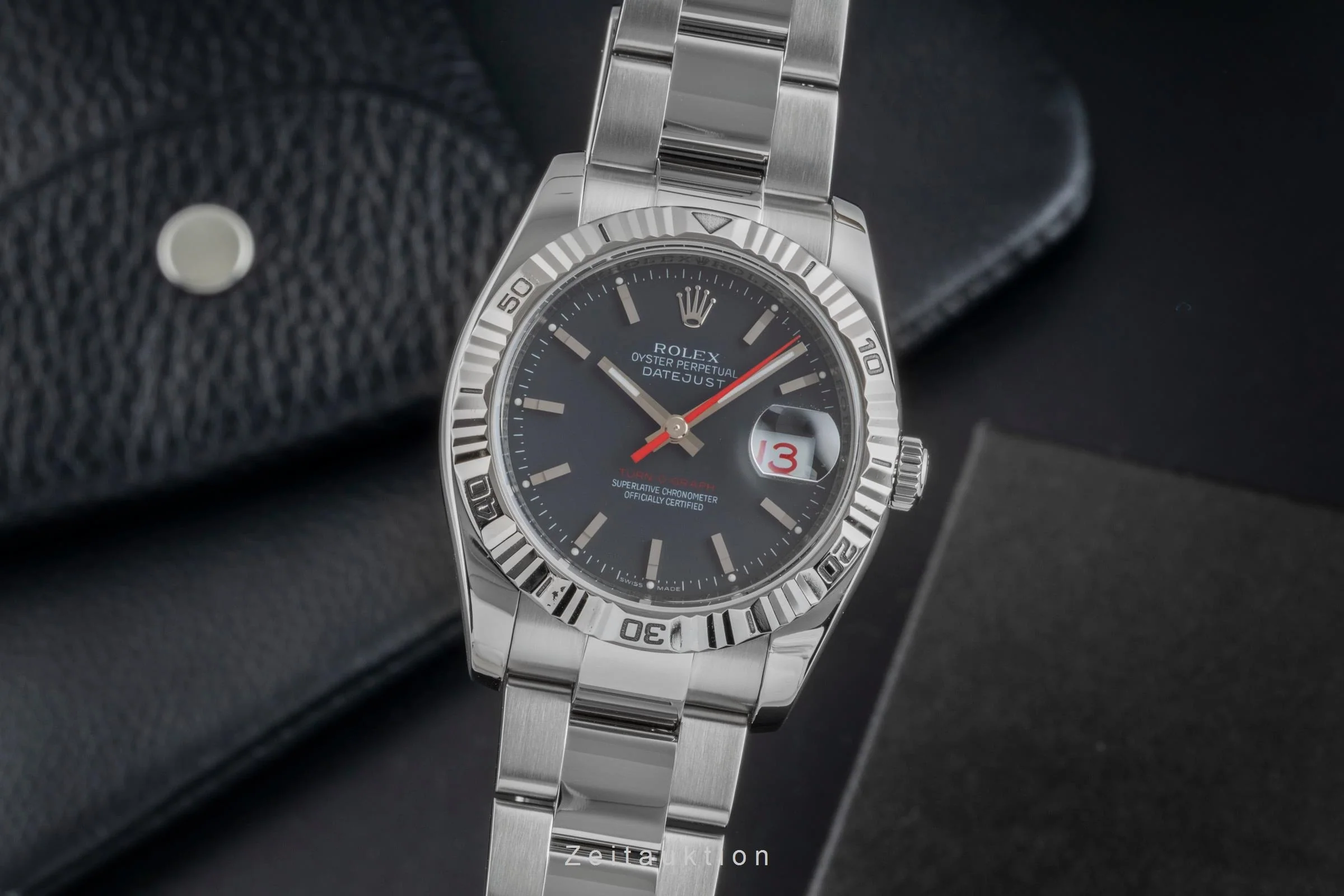Rolex Datejust Turn-O-Graph steel / white gold automatic men's watch 116264  [2506264] - Image 2