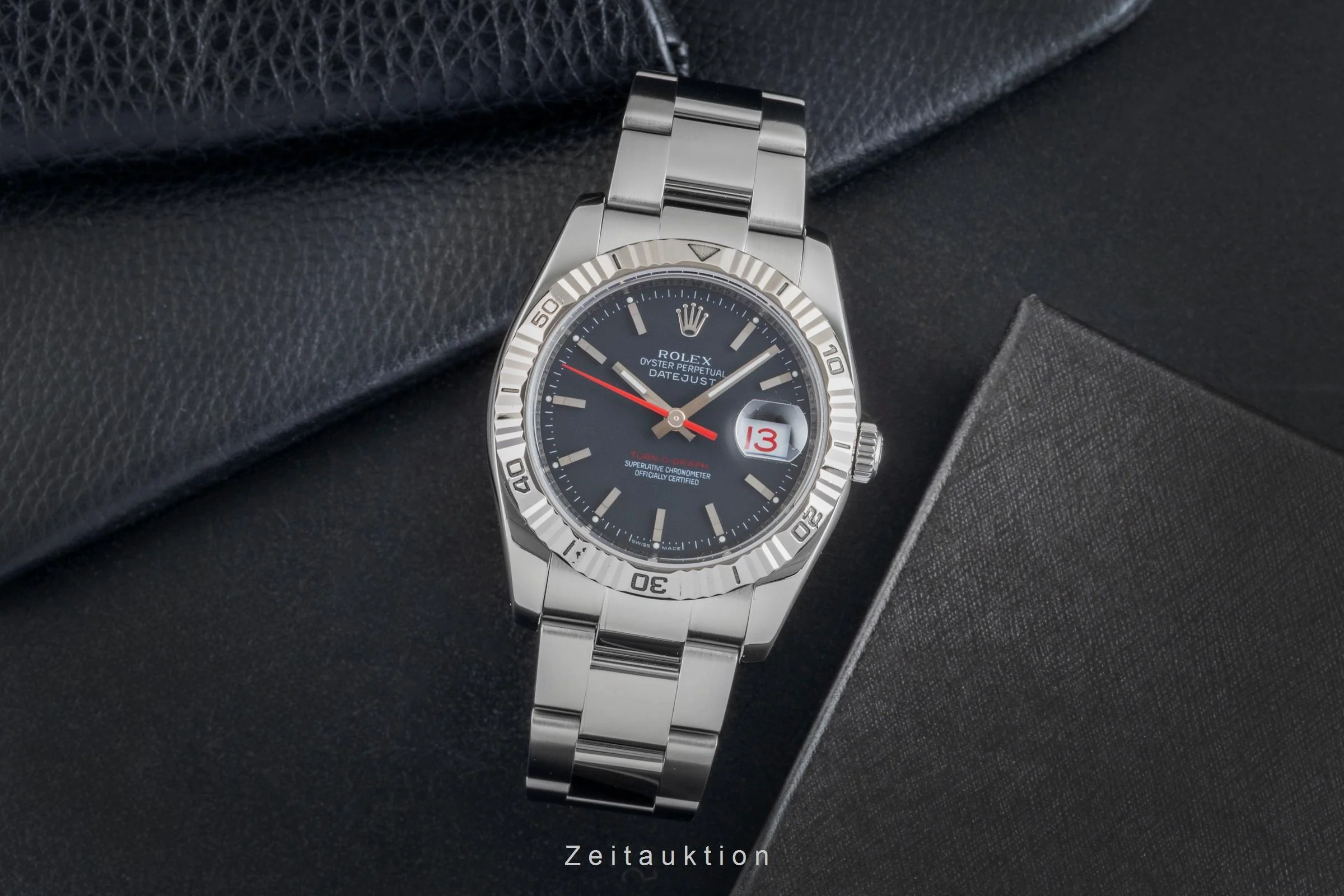 Rolex Datejust Turn-O-Graph steel / white gold automatic men's watch 116264  [2506264] - Image 4