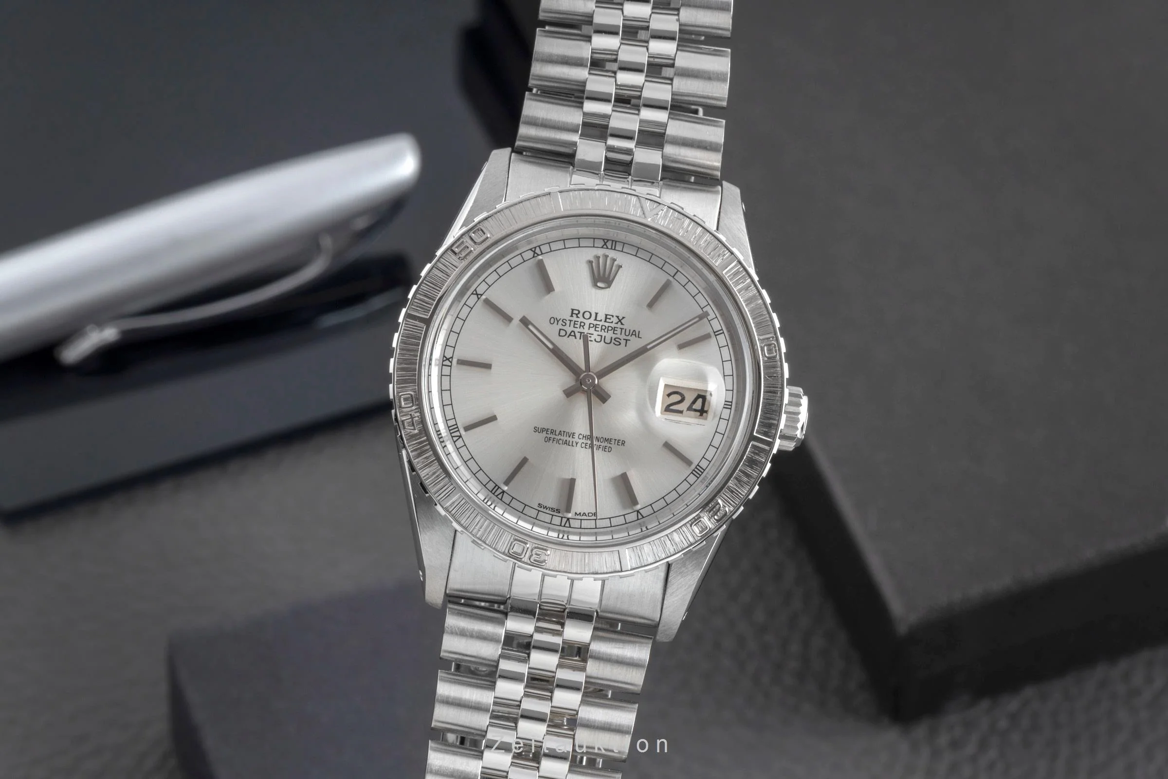 Rolex Datejust Turn-O-Graph steel / white gold automatic men's watch 16250  [2502605] - Image 2