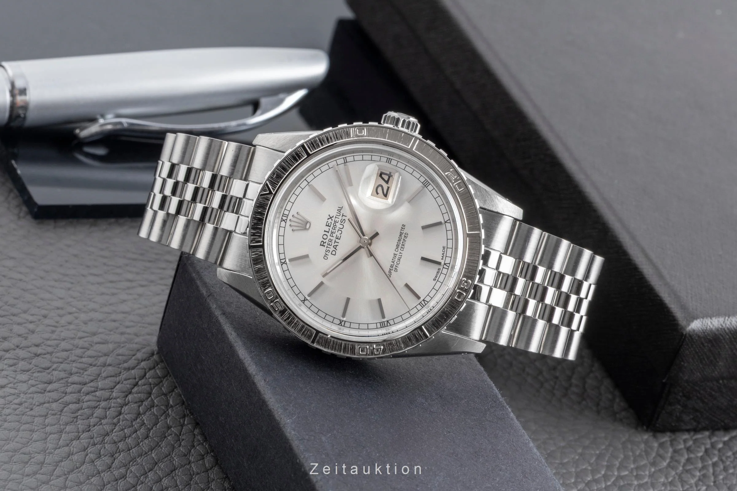 Rolex Datejust Turn-O-Graph steel / white gold automatic men's watch 16250  [2502605] - Image 3