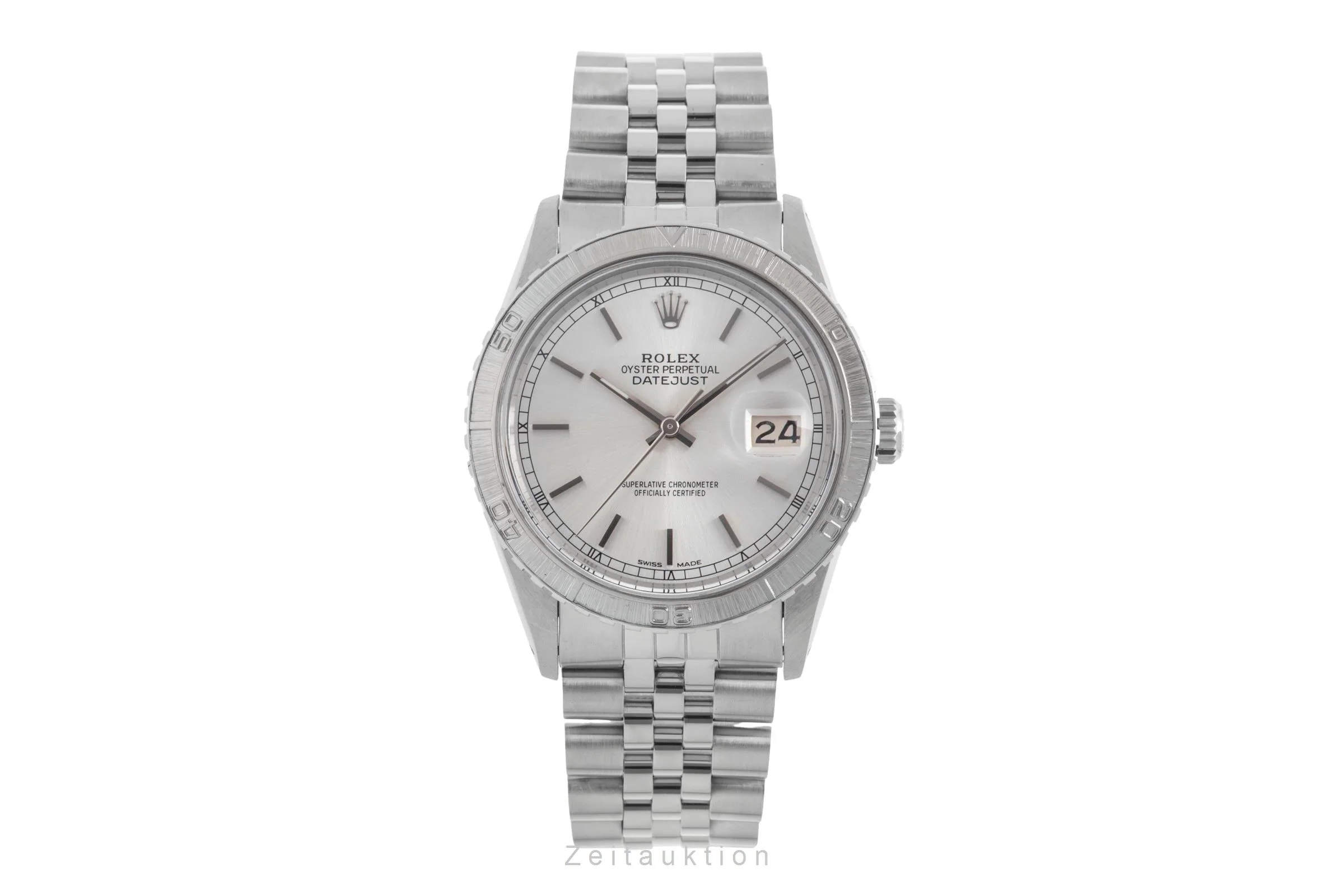 Rolex Datejust Turn-O-Graph steel / white gold automatic men's watch 16250  [2502605] - Image 5
