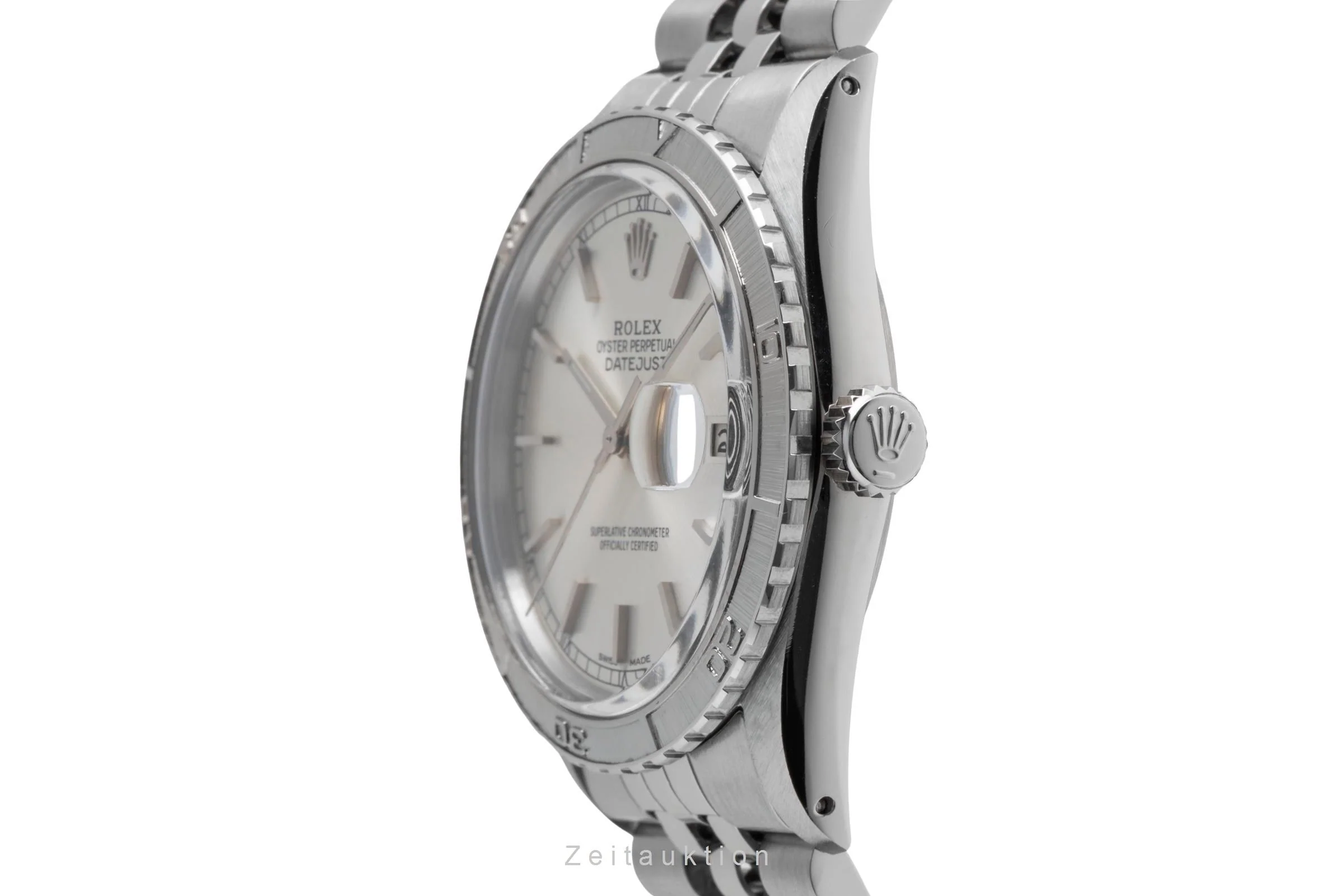 Rolex Datejust Turn-O-Graph steel / white gold automatic men's watch 16250  [2502605] - Image 7
