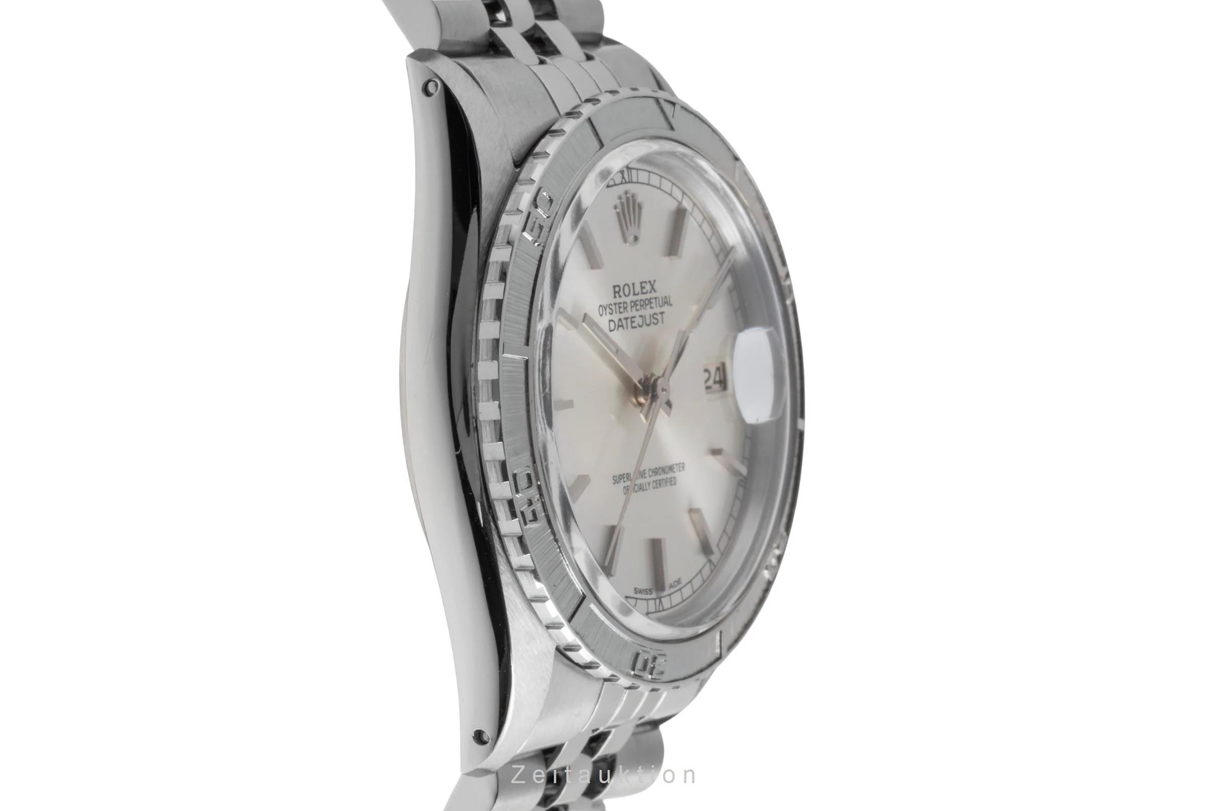 Rolex Datejust Turn-O-Graph steel / white gold automatic men's watch 16250  [2502605] - Image 8