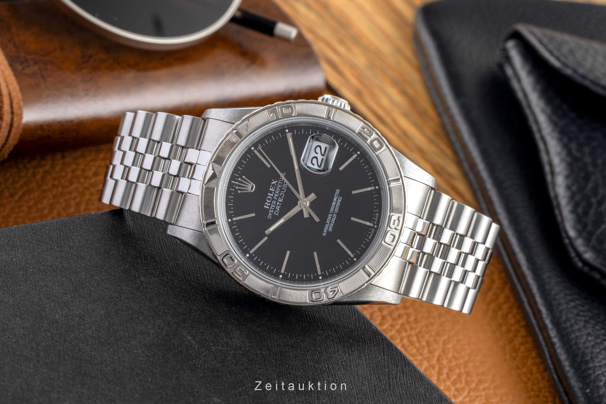 Rolex Datejust Turn-O-Graph steel / white gold automatic men's watch 16264  [2501731] - Image 3