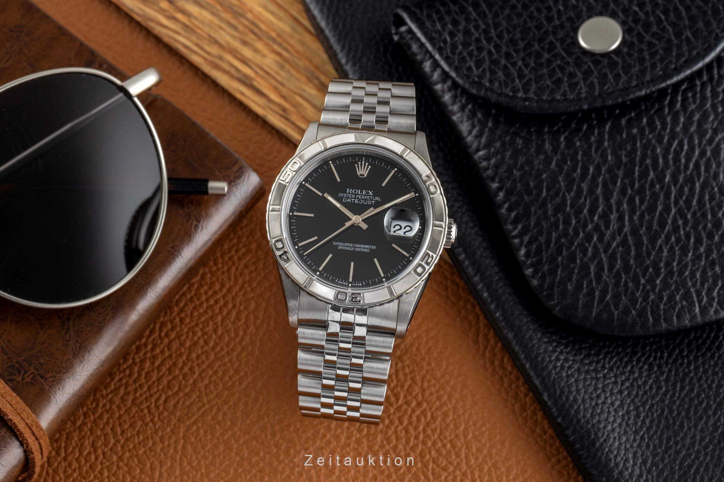 Rolex Datejust Turn-O-Graph steel / white gold automatic men's watch 16264  [2501731] - Image 4