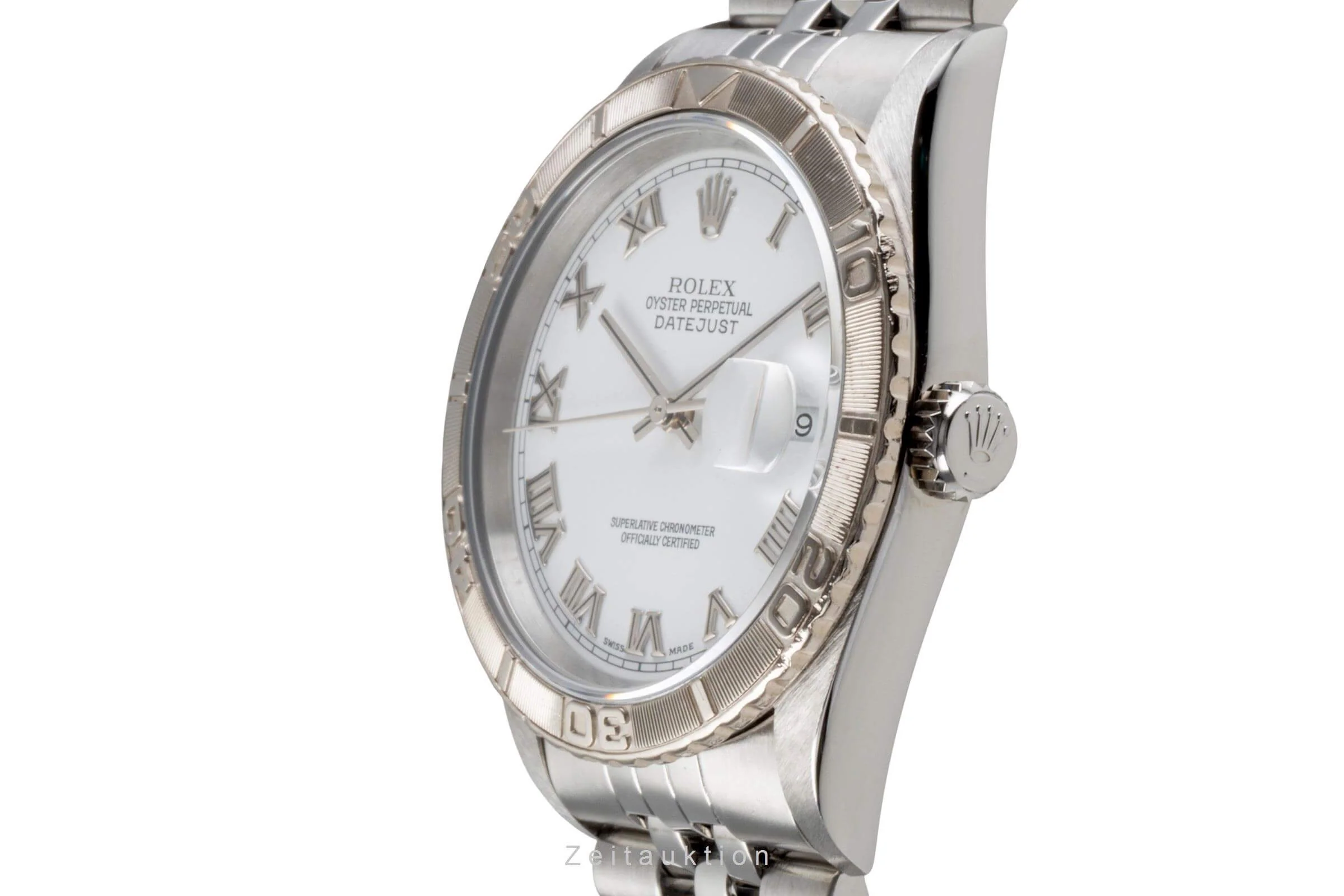 Rolex Datejust Turn-O-Graph steel / white gold automatic men's watch 16264  [2502154] - Image 7