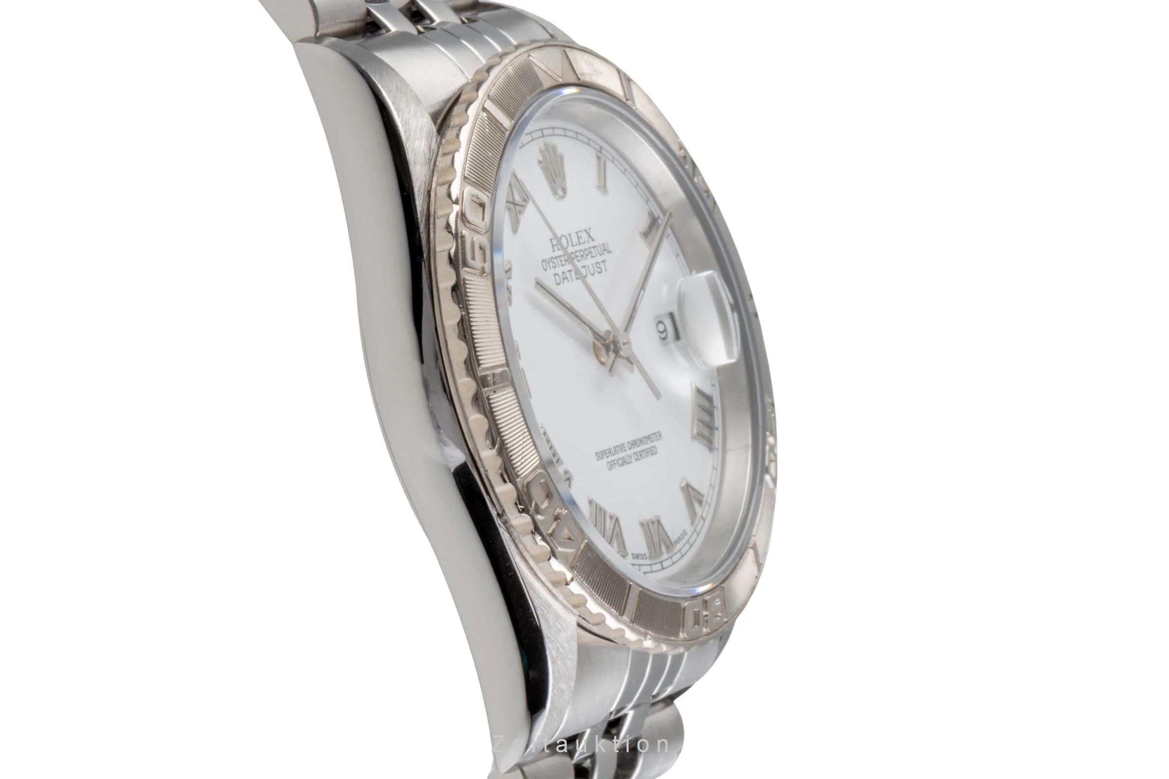 Rolex Datejust Turn-O-Graph steel / white gold automatic men's watch 16264  [2502154] - Image 8