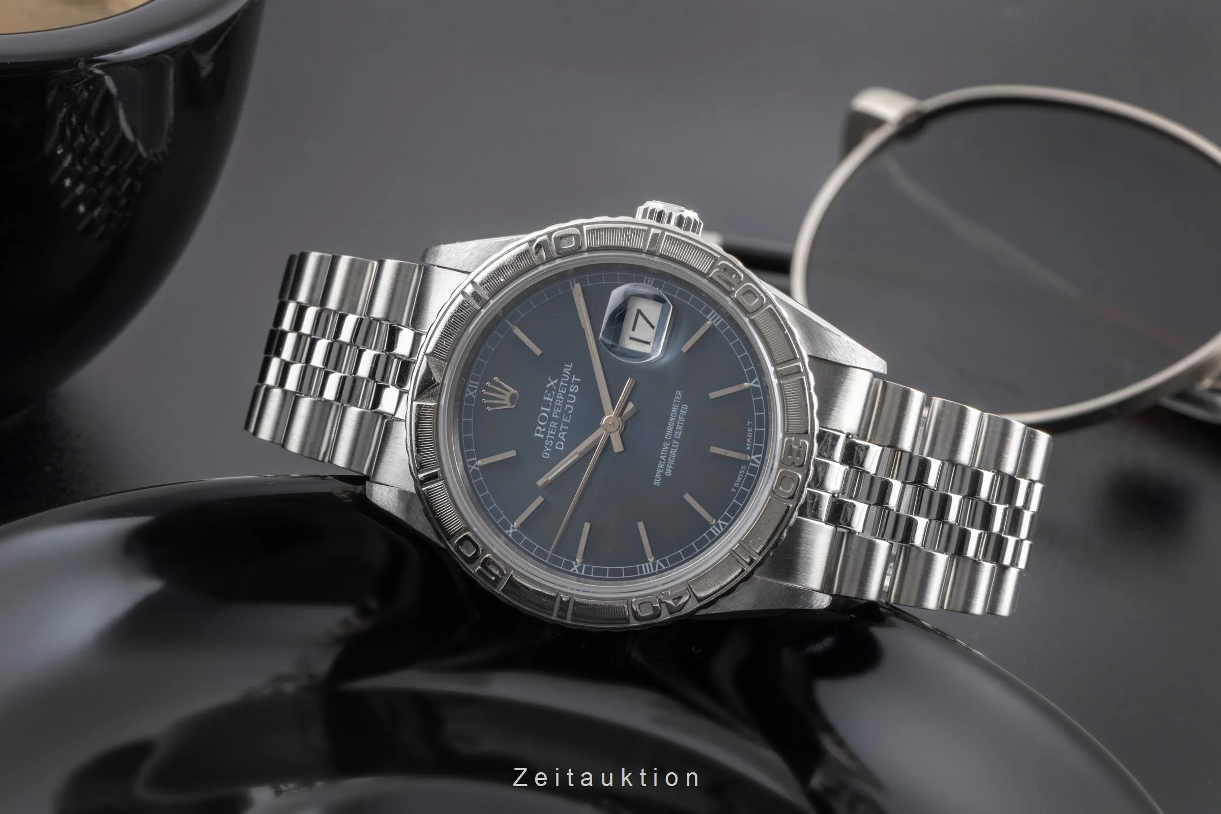 Rolex Datejust Turn-O-Graph steel / white gold automatic men's watch 16264  [2502235] - Image 3
