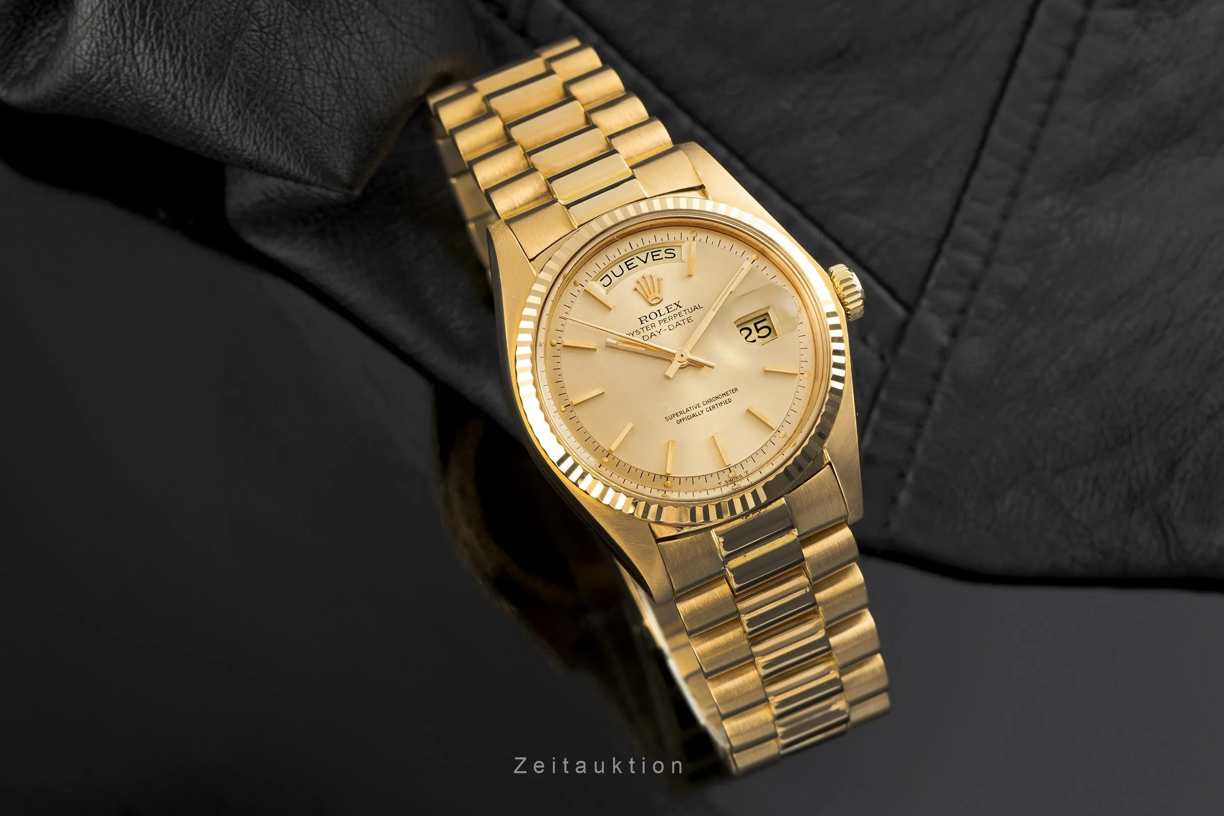 Rolex Day-Date 18 ct gold automatic men's watch 1803  [2107238] - Image 2