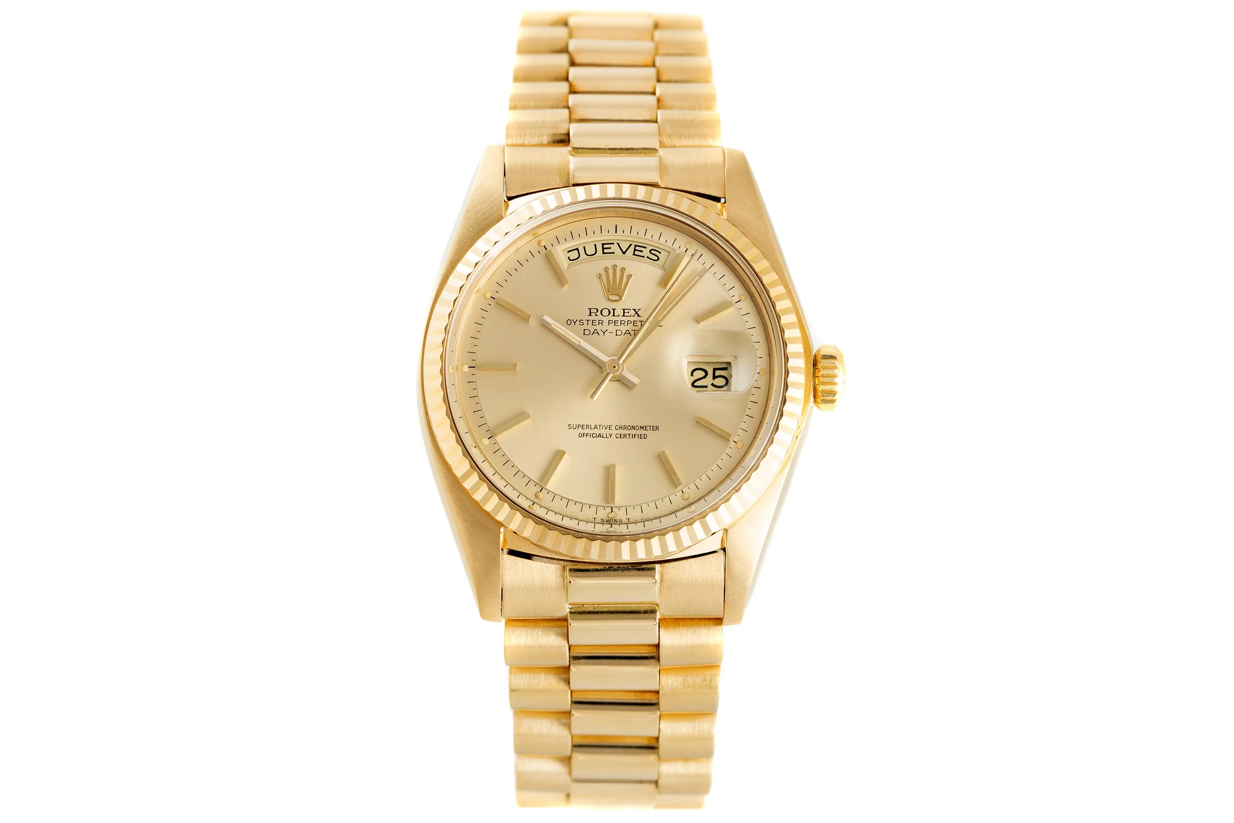 Rolex Day-Date 18 ct gold automatic men's watch 1803  [2107238] - Image 4