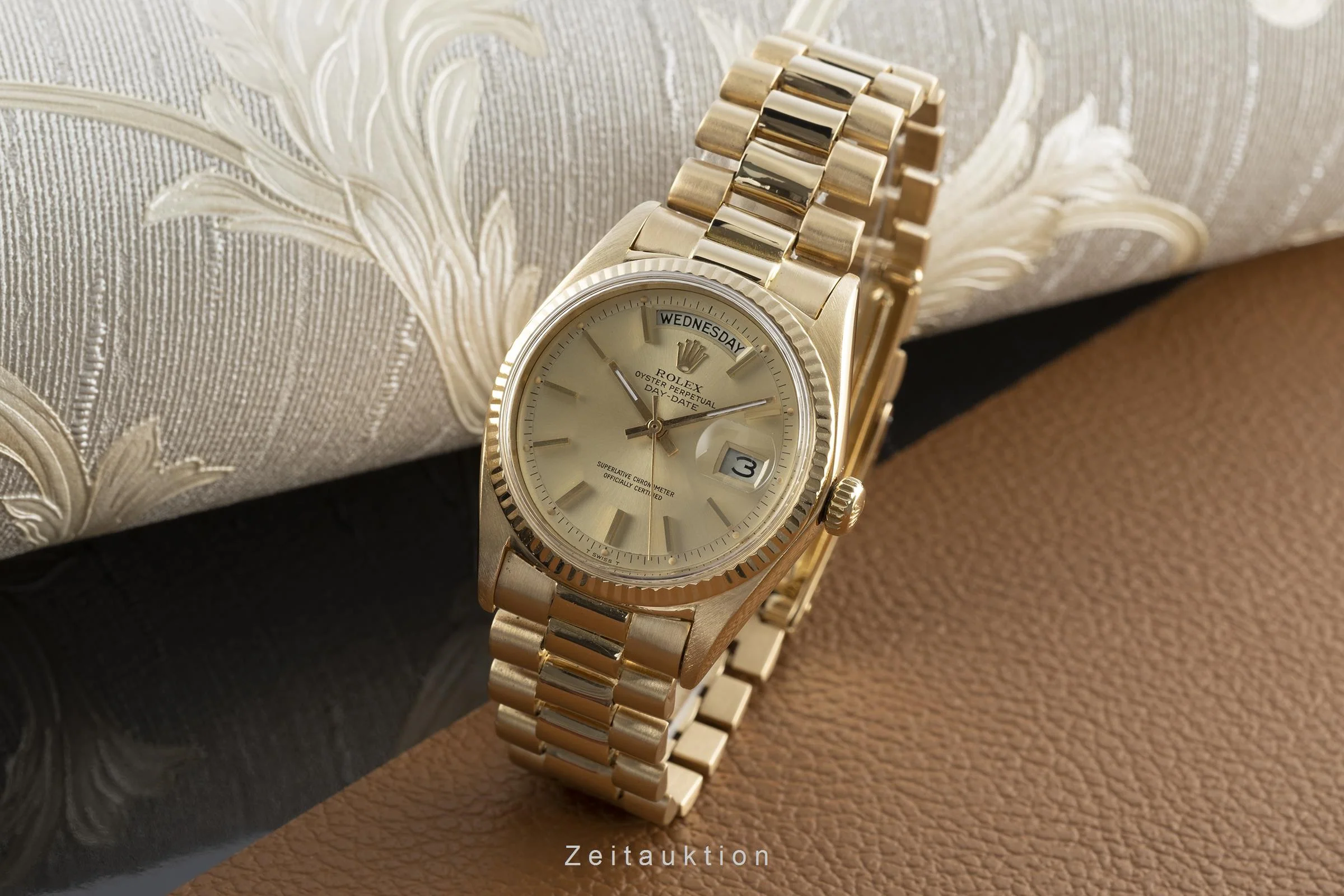 Rolex Day-Date 18 ct gold automatic men's watch 1803  [2111184] - Image 3