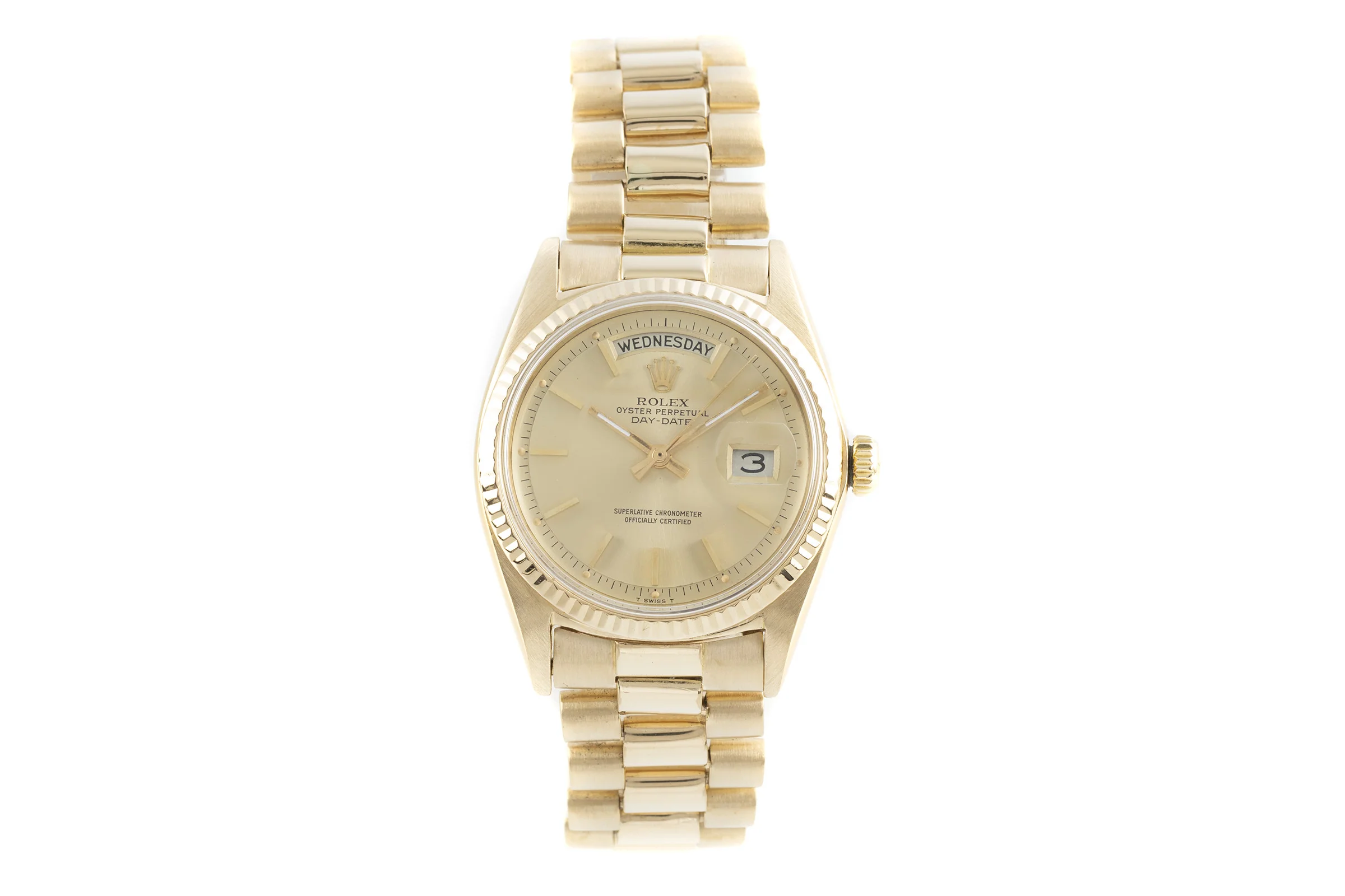 Rolex Day-Date 18 ct gold automatic men's watch 1803  [2111184] - Image 4