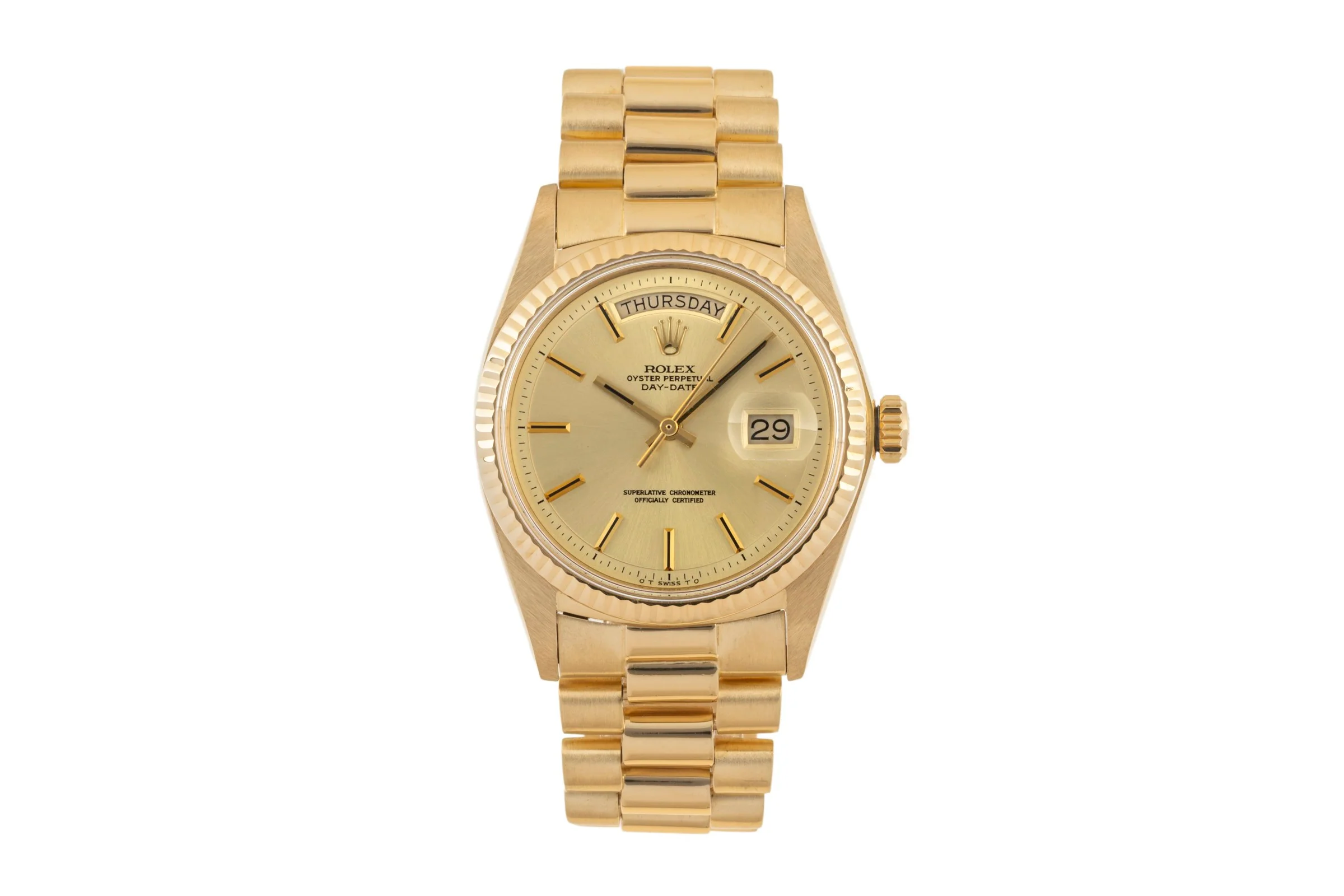 Rolex Day-Date 18 ct gold automatic men's watch 1803 LP: 35900EUR Vintage  [2400876] - Image 4