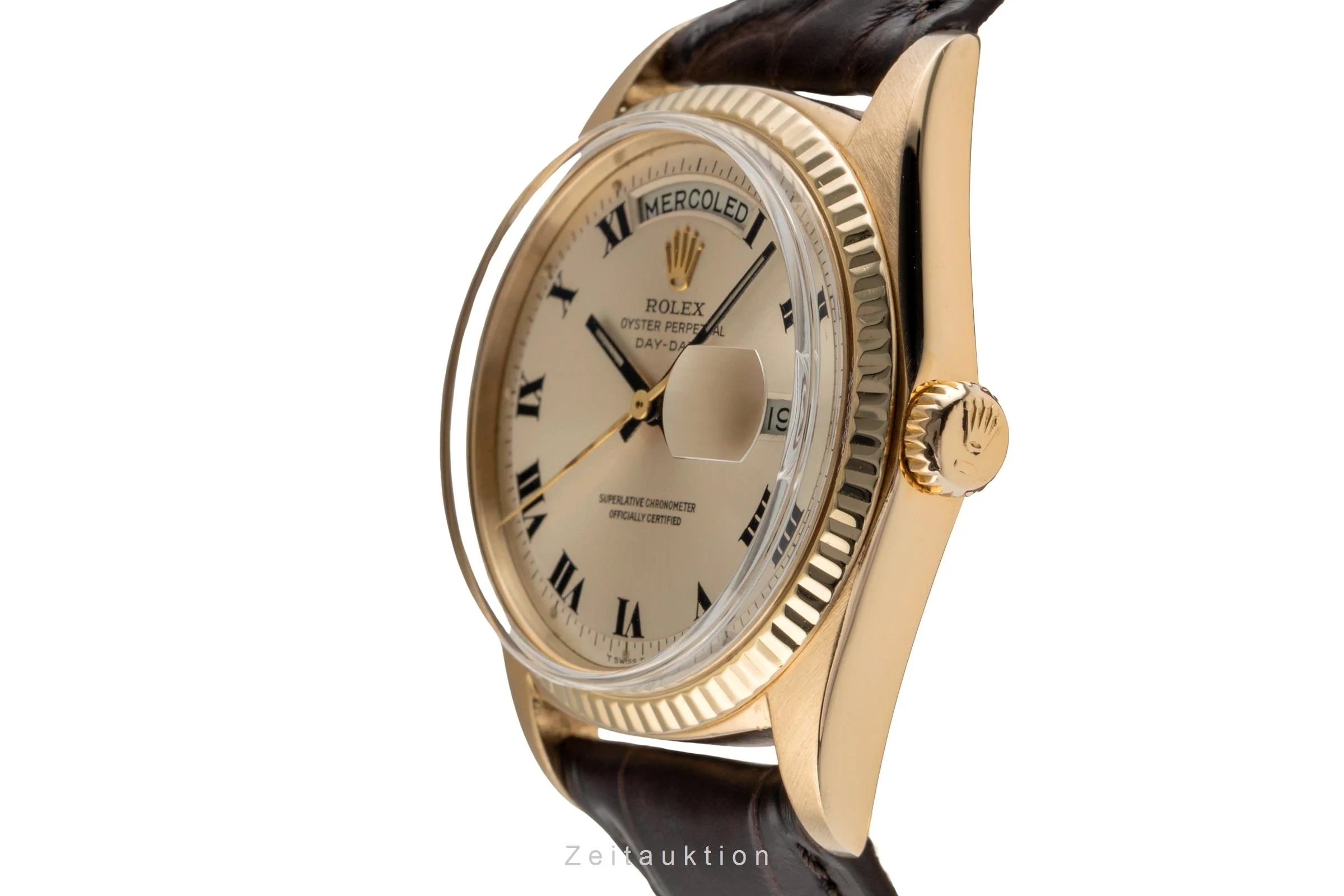 Rolex Day-Date 18 ct gold automatic men's watch 1803  [2501455] - Image 7