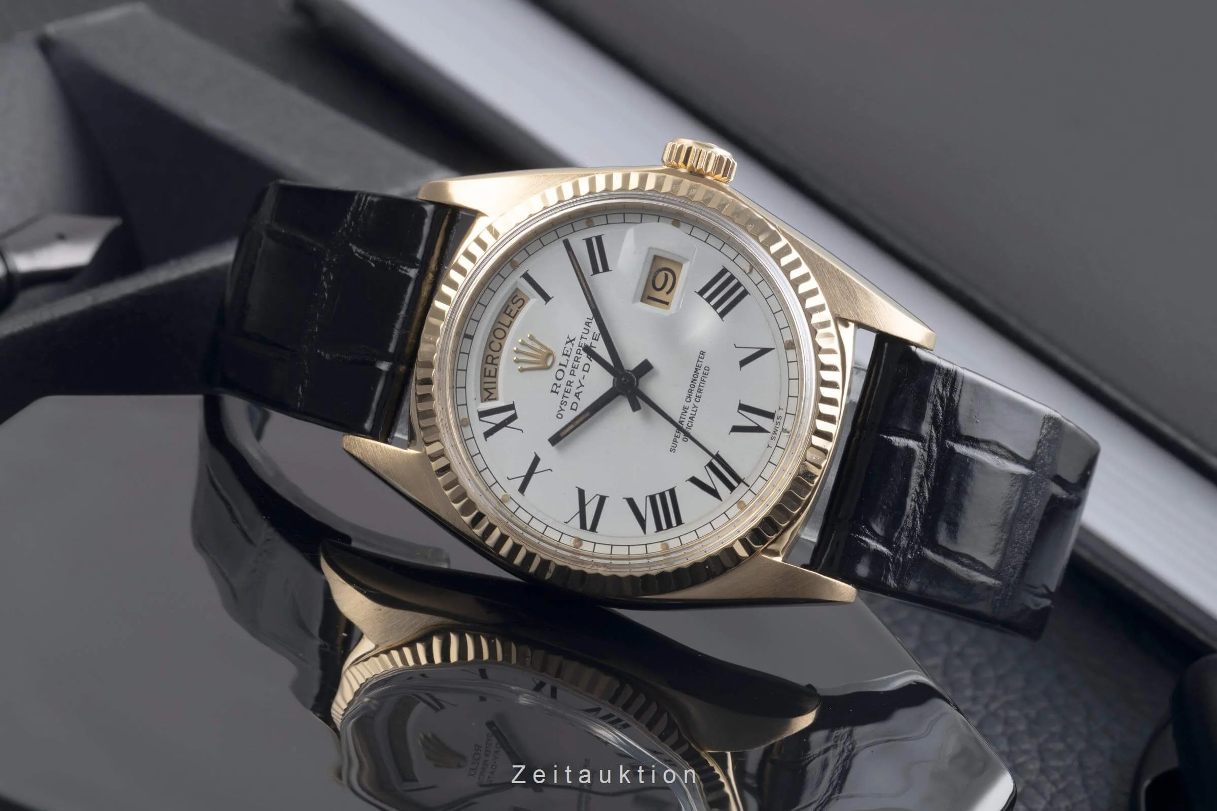 Rolex Day-Date 18 ct gold automatic men's watch 1803 Vintage  [2406095] - Image 2