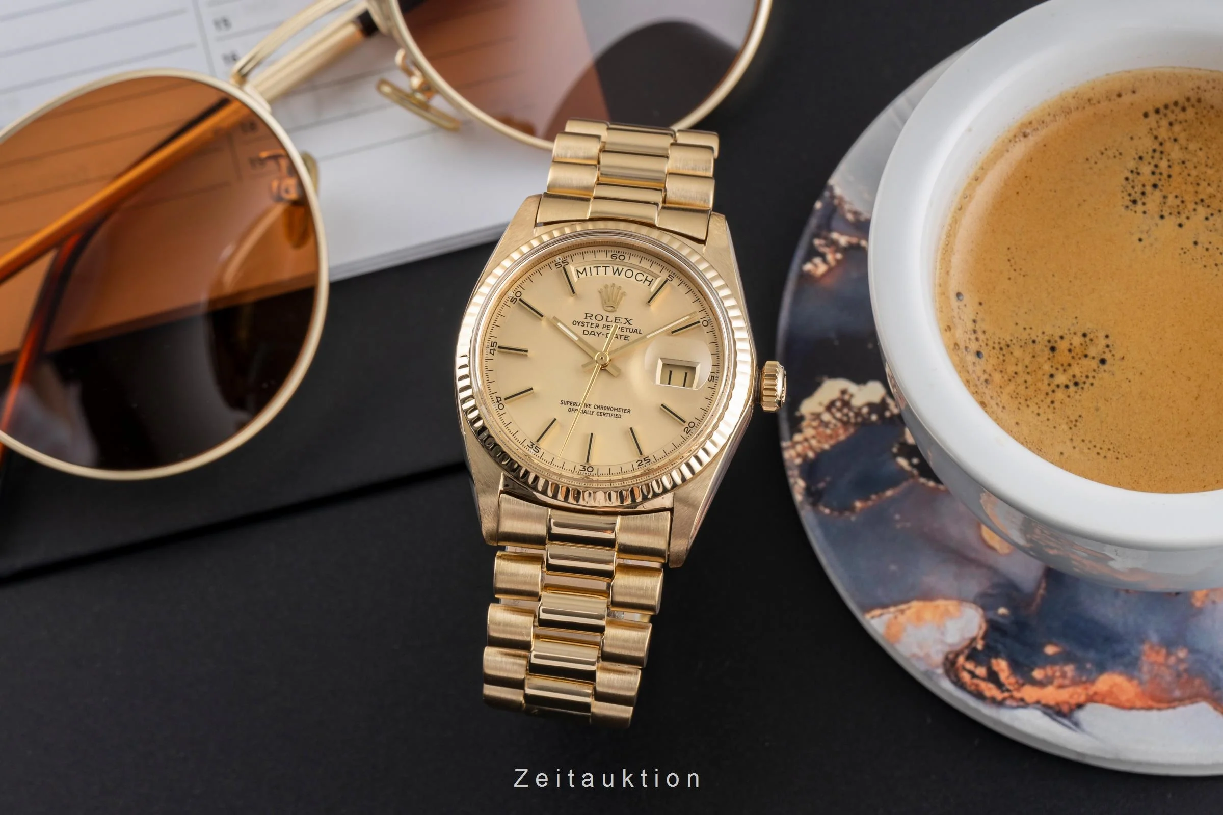 Rolex Day-Date 18 ct gold automatic men's watch 1803 Vintage  [2502376] - Image 4