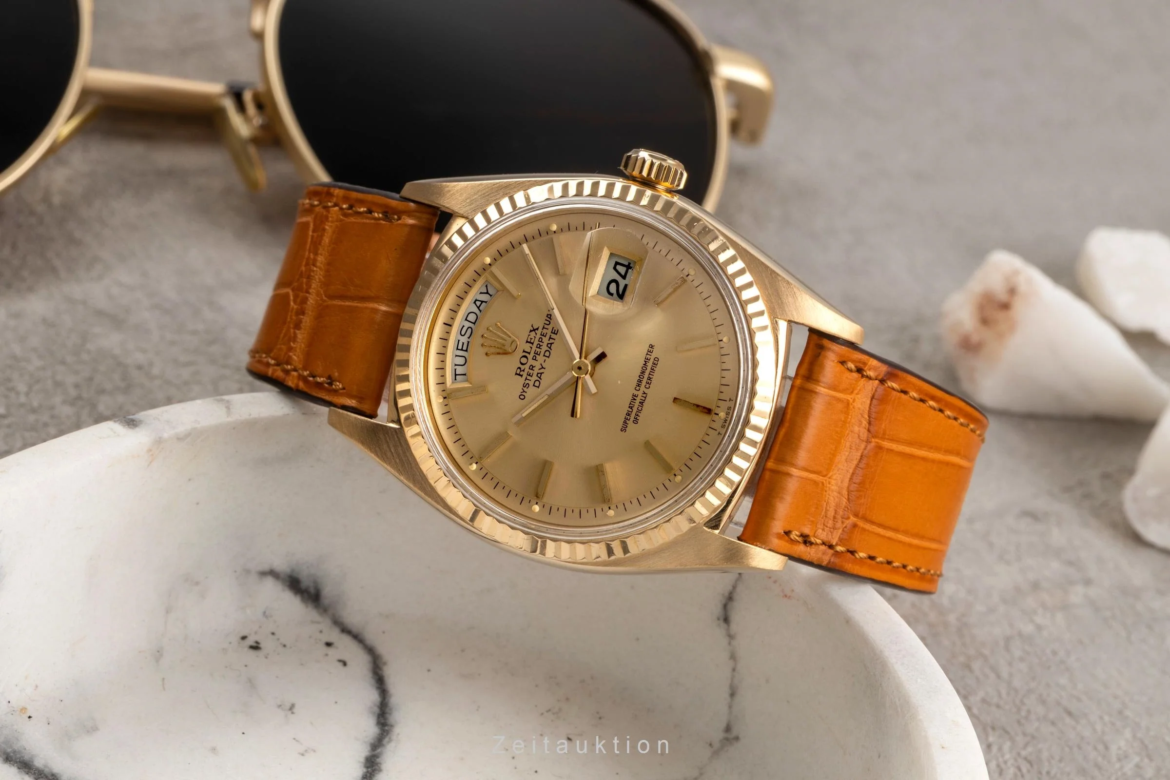 Rolex Day-Date 18 ct gold automatic men's watch 1803 Vintage  [2504066] - Image 3