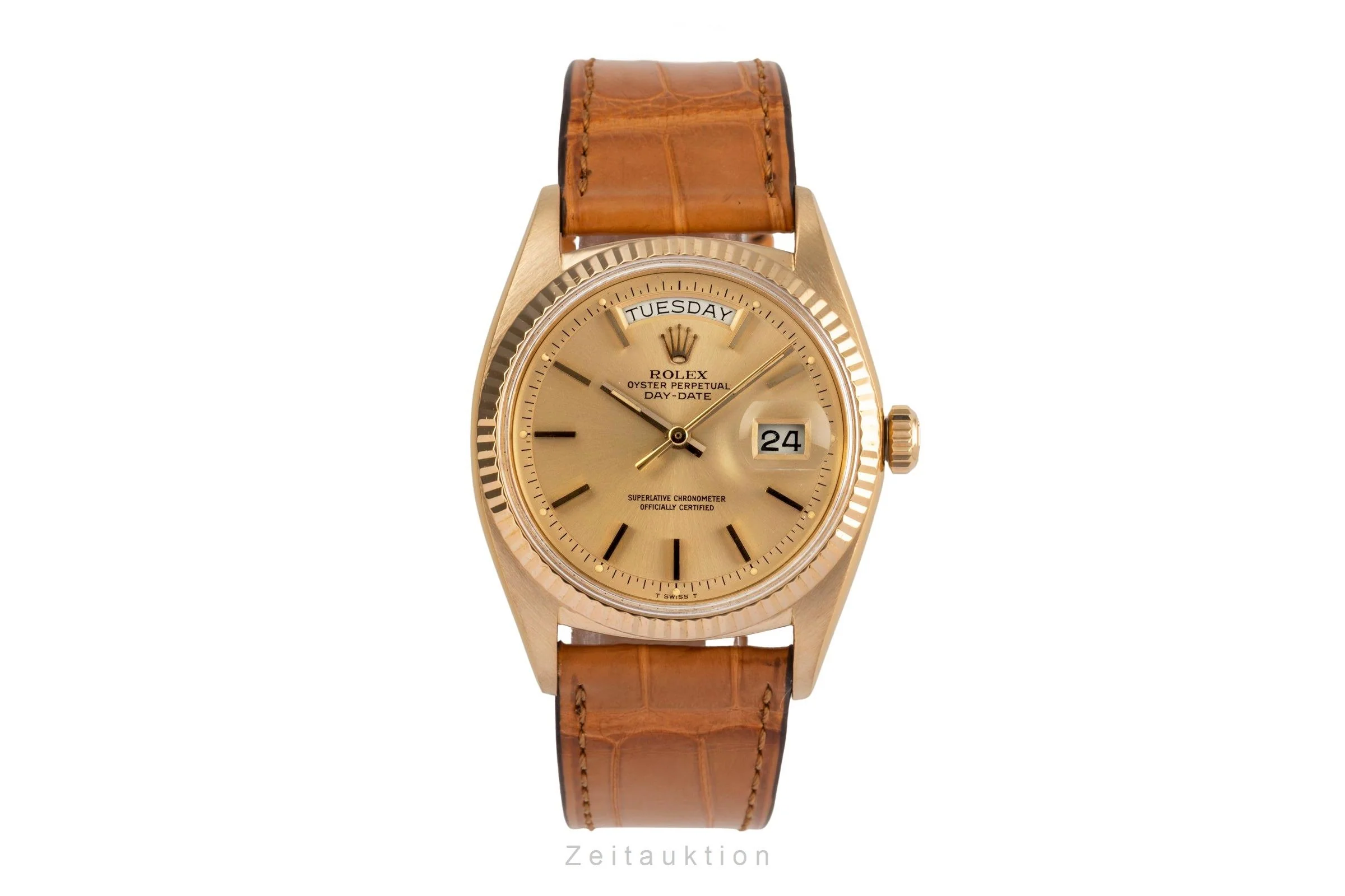 Rolex Day-Date 18 ct gold automatic men's watch 1803 Vintage  [2504066] - Image 5