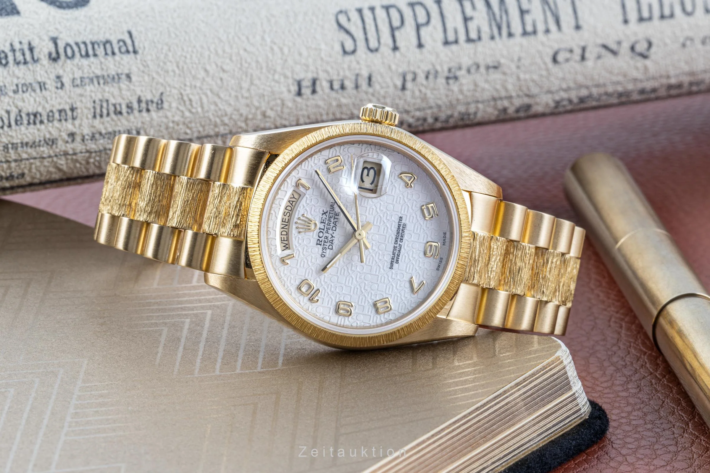 Rolex Day-Date 18 ct gold automatic men's watch 18038  [2204733] - Image 2