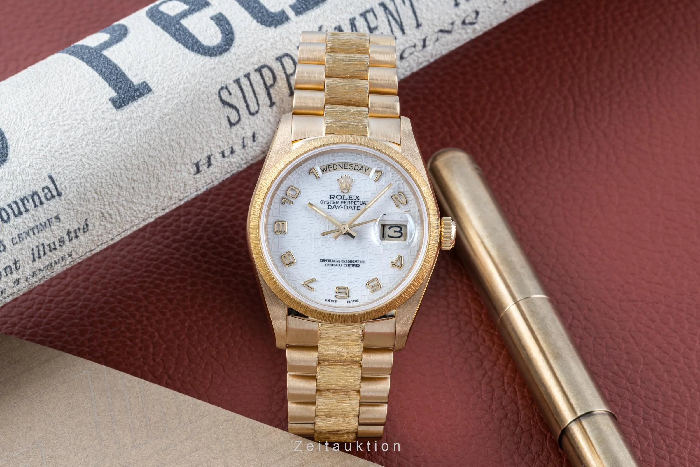 Rolex Day-Date 18 ct gold automatic men's watch 18038  [2204733] - Image 3