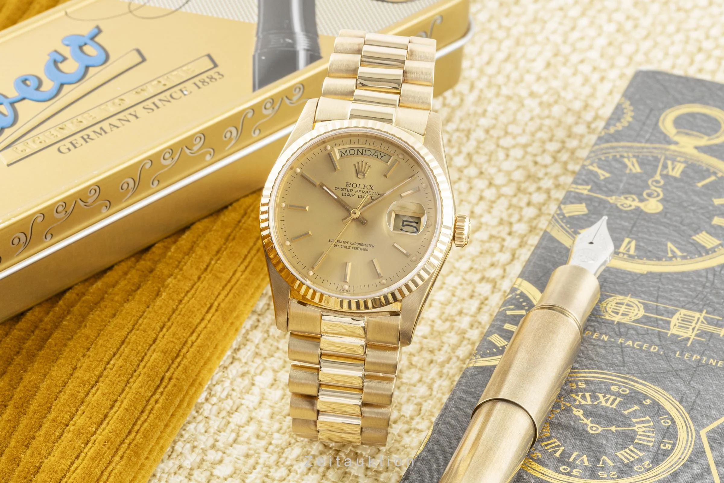Rolex Day-Date 18 ct gold automatic men's watch 18038  [2302285] - Image 3