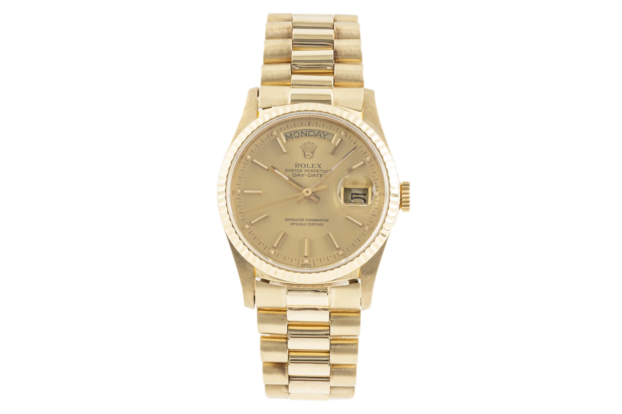 Rolex Day-Date 18 ct gold automatic men's watch 18038  [2302285] - Image 4