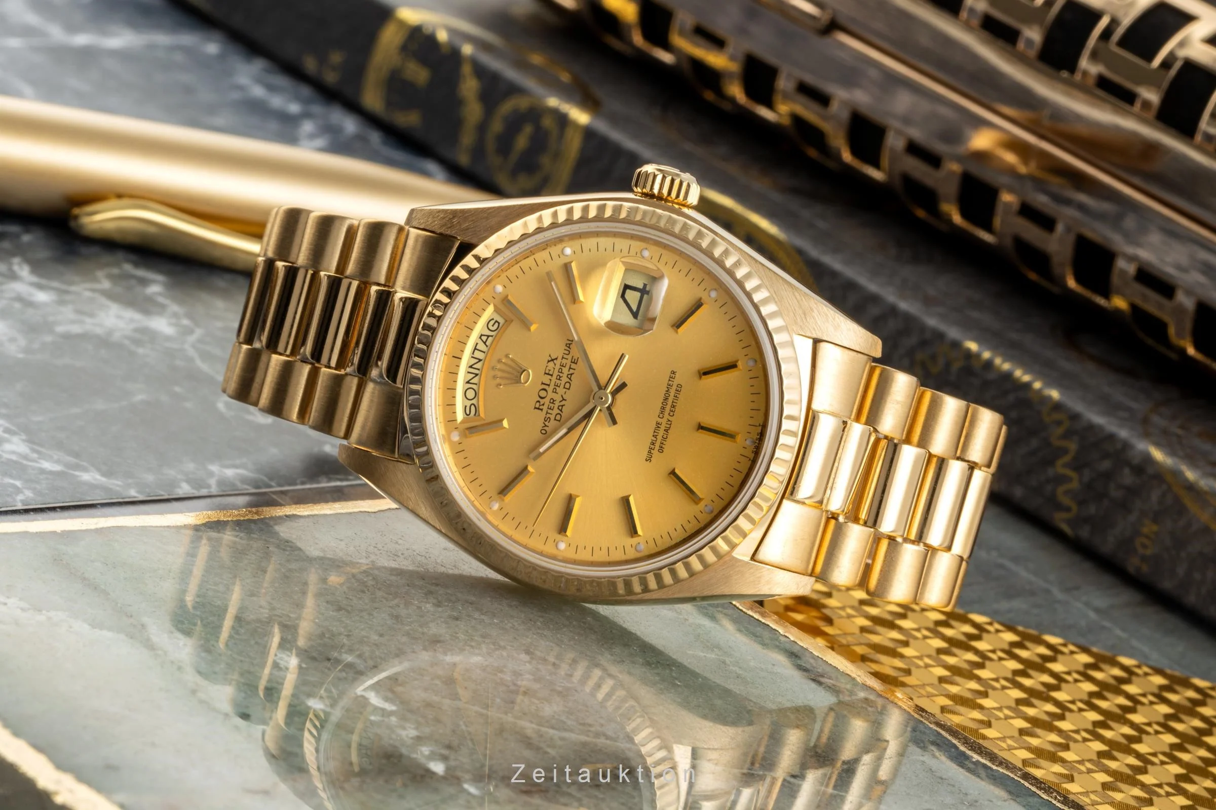 Rolex Day-Date 18 ct gold automatic men's watch 18038 LP: 34400EUR  [2401645] - Image 2
