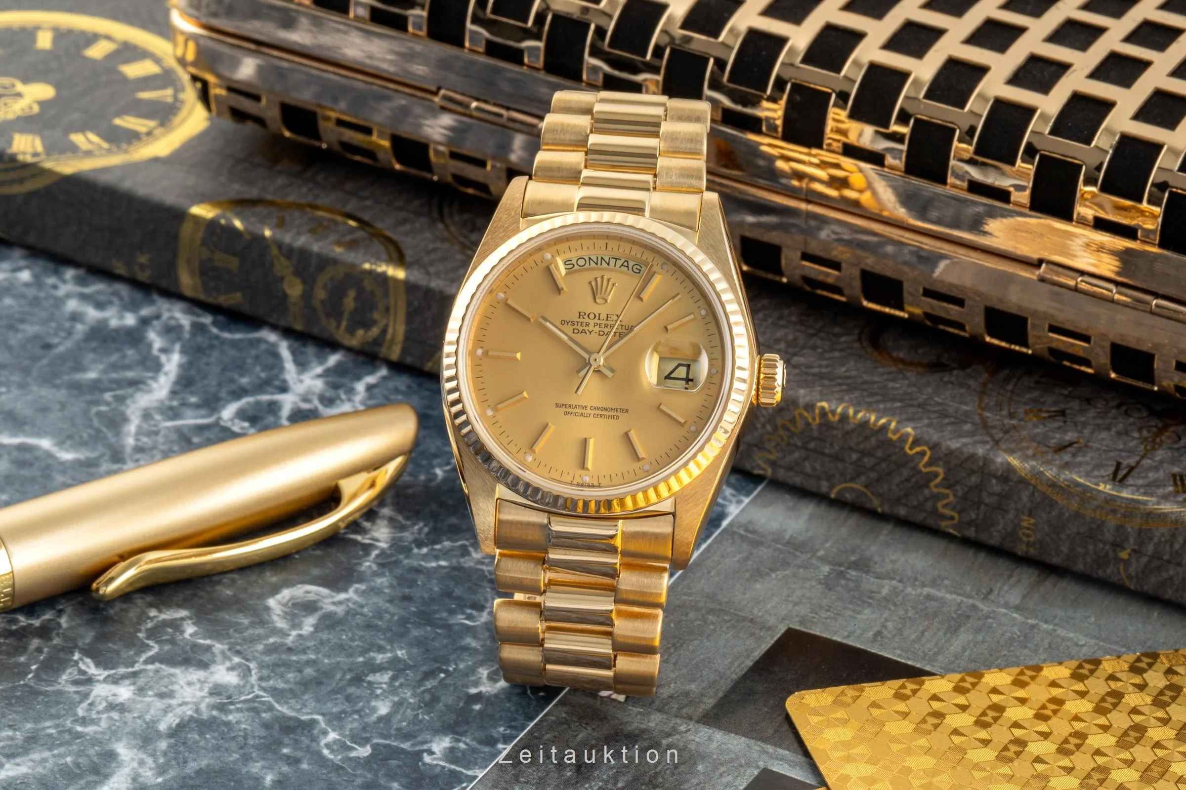 Rolex Day-Date 18 ct gold automatic men's watch 18038 LP: 34400EUR  [2401645] - Image 3