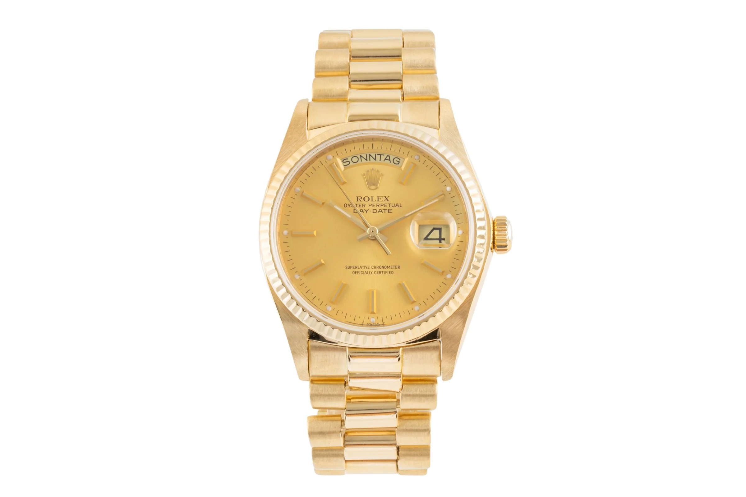 Rolex Day-Date 18 ct gold automatic men's watch 18038 LP: 34400EUR  [2401645] - Image 4