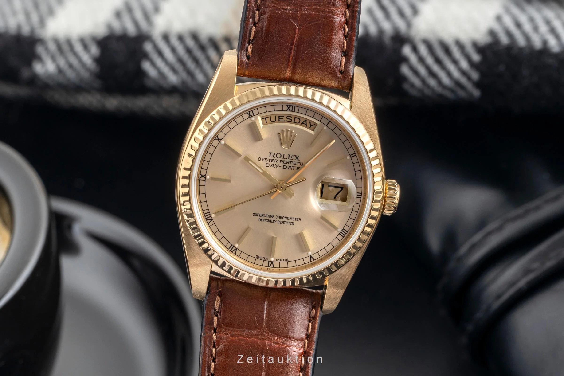 Rolex Day-Date 18 ct gold automatic men's watch 18038  [2502511] - Image 2