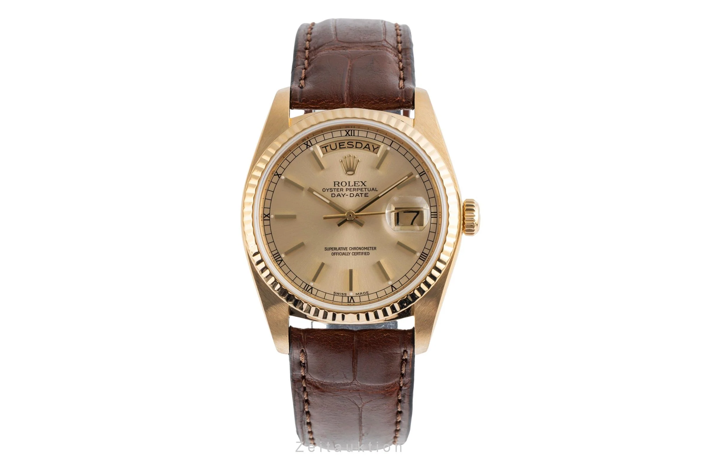 Rolex Day-Date 18 ct gold automatic men's watch 18038  [2502511] - Image 5