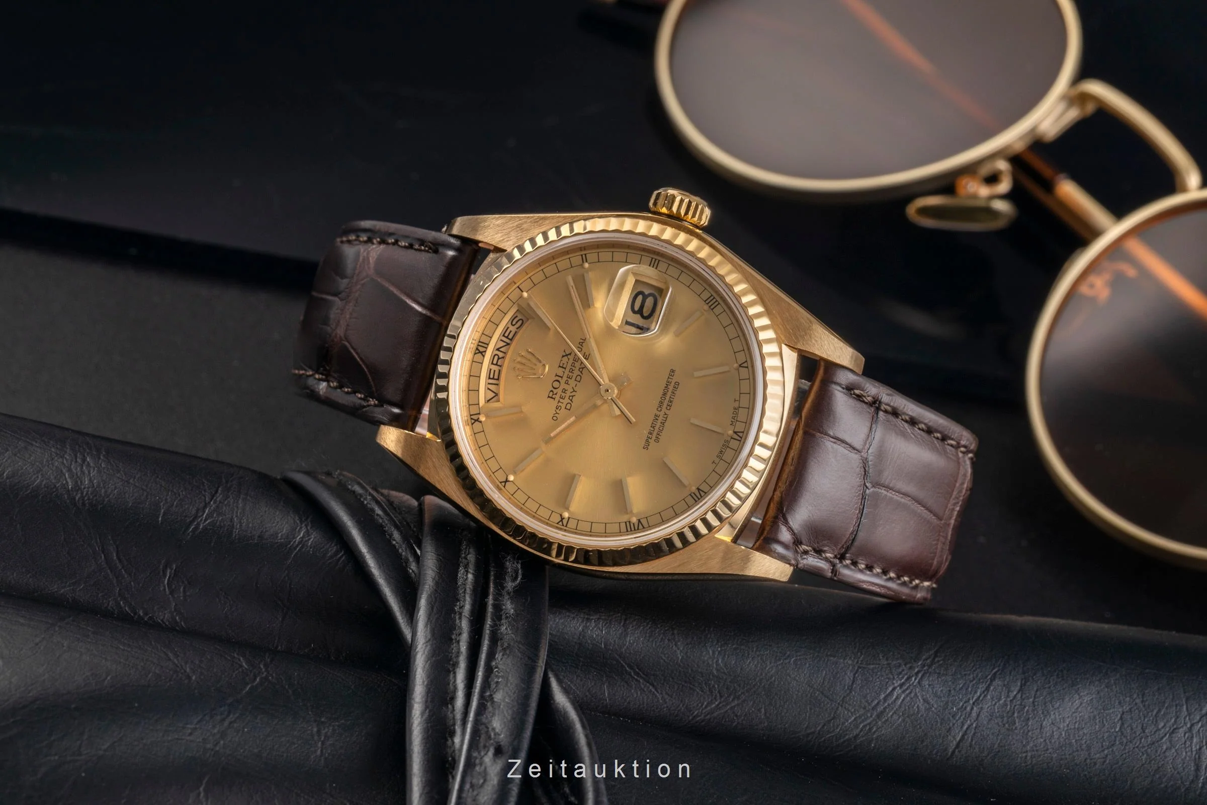 Rolex Day-Date 18 ct gold automatic men's watch 18038  [2503881] - Image 3