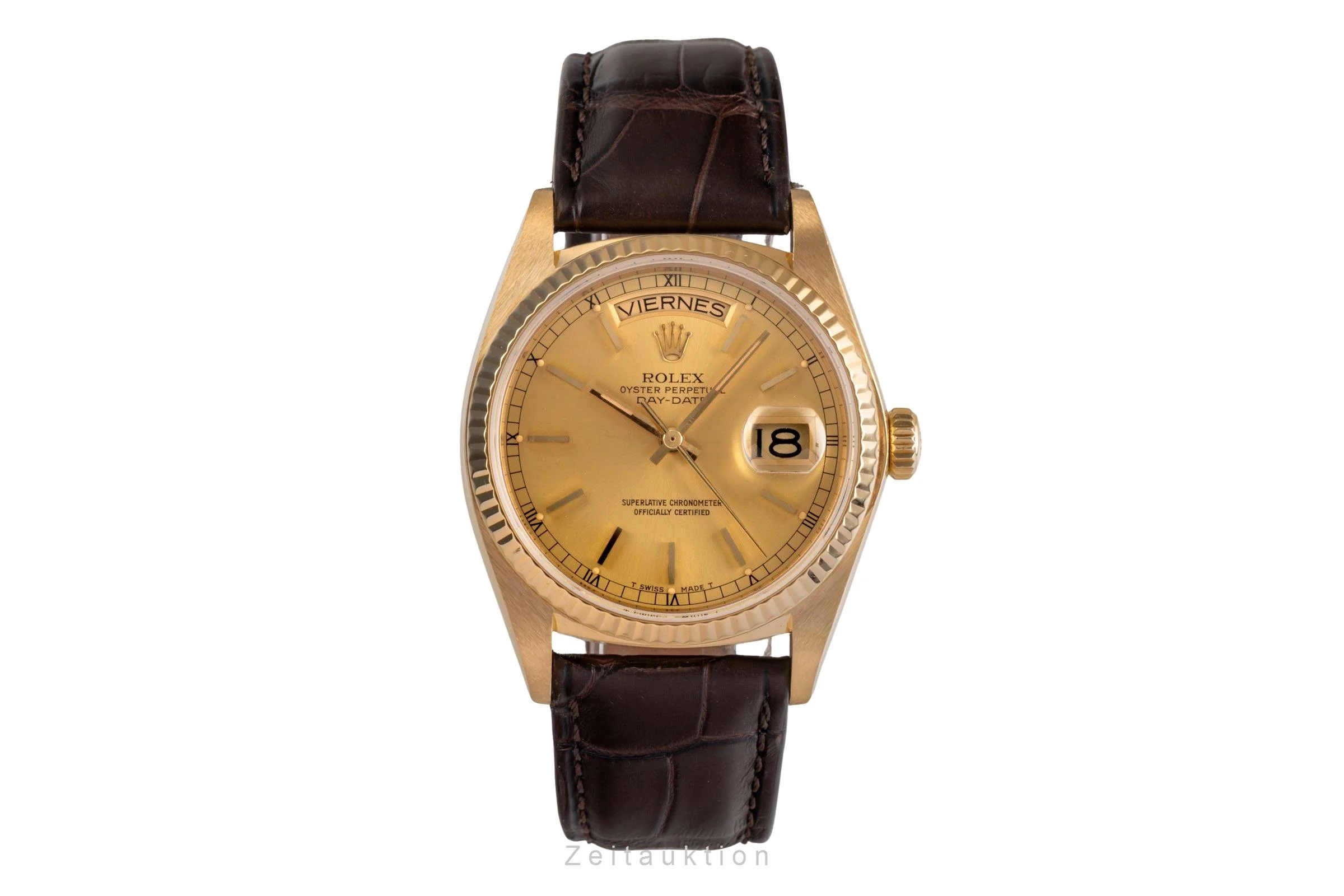 Rolex Day-Date 18 ct gold automatic men's watch 18038  [2503881] - Image 5